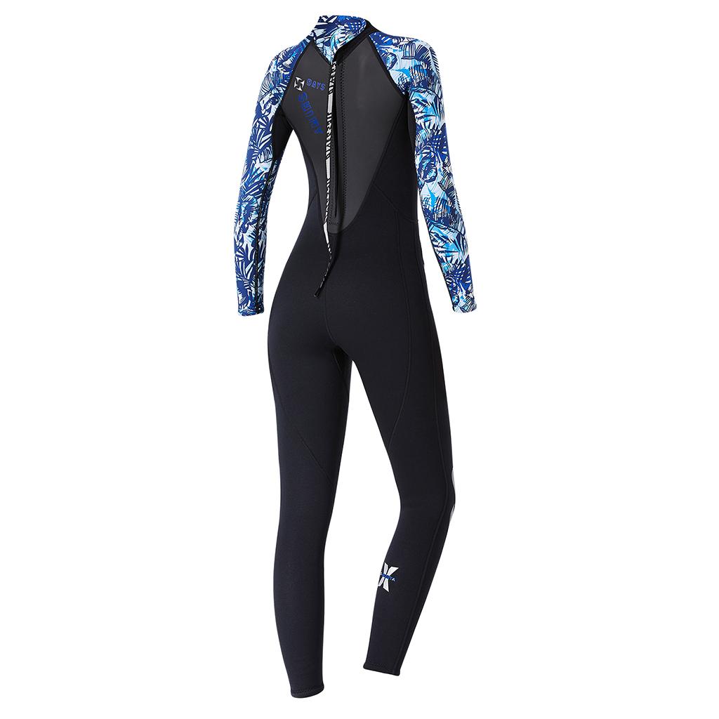 Ladies Stretch Wetsuit Scuba Diving Snorkeling Surfing Full Suit Swimwear XL