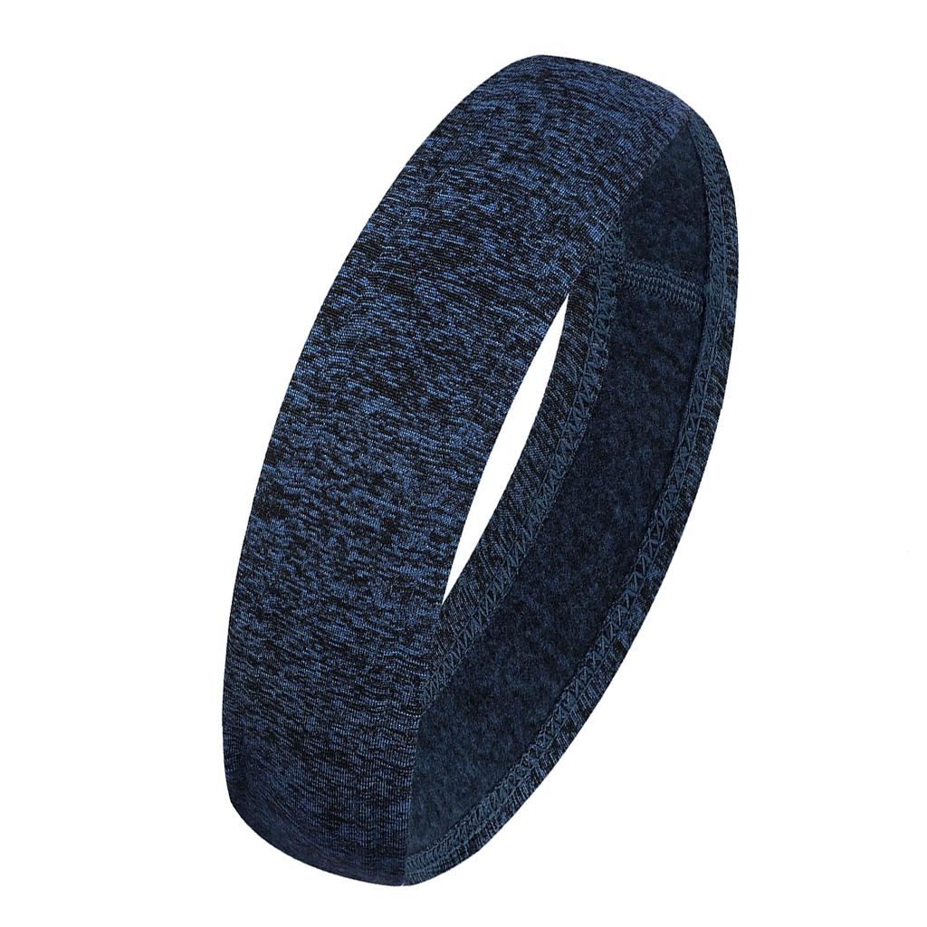 Men Women Sports Headband Gym Tennis Basketball Sweatband Hairband Blue