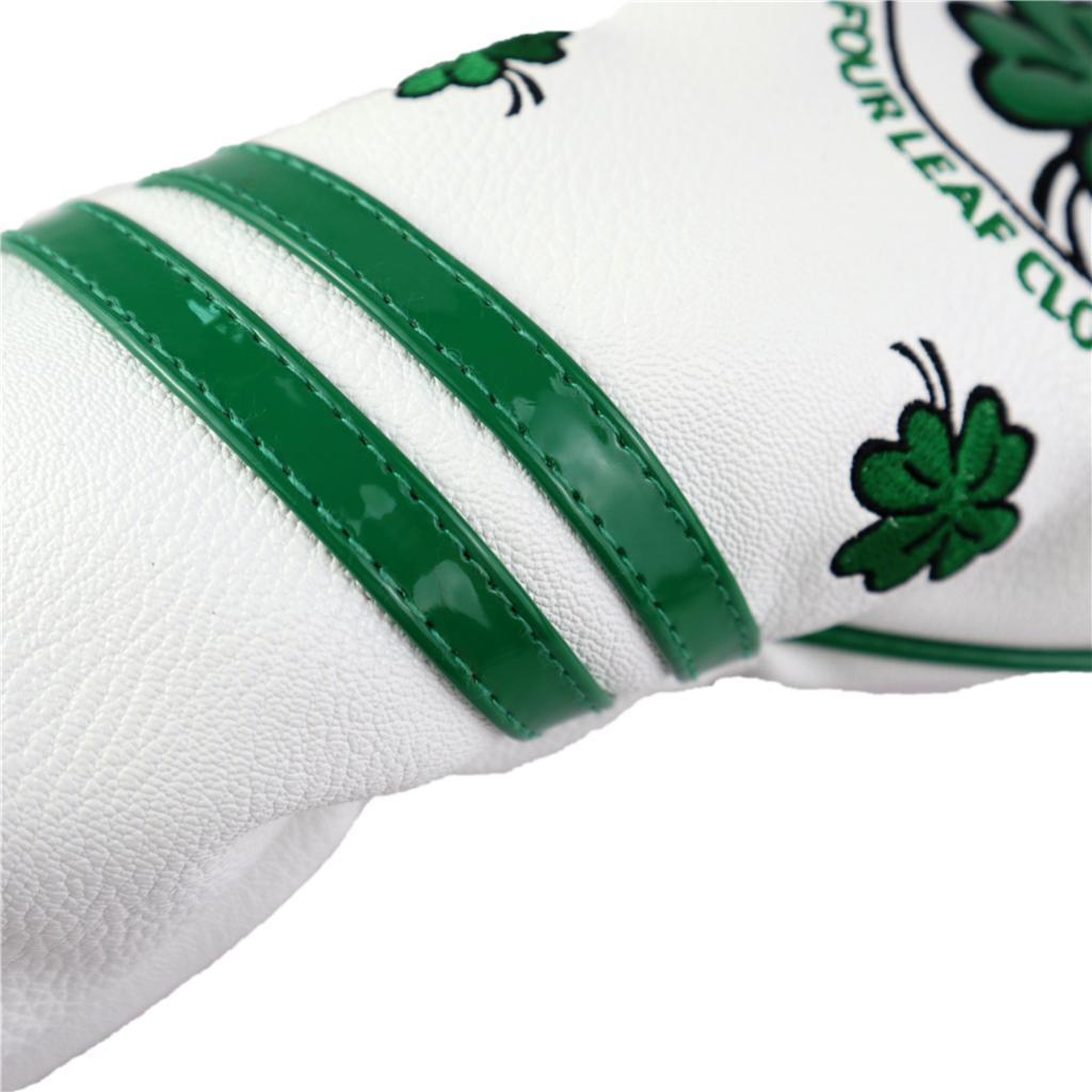 4pcs Waterproof Golf Club Head Cover Hybrid UT Wood Driver Headcover White