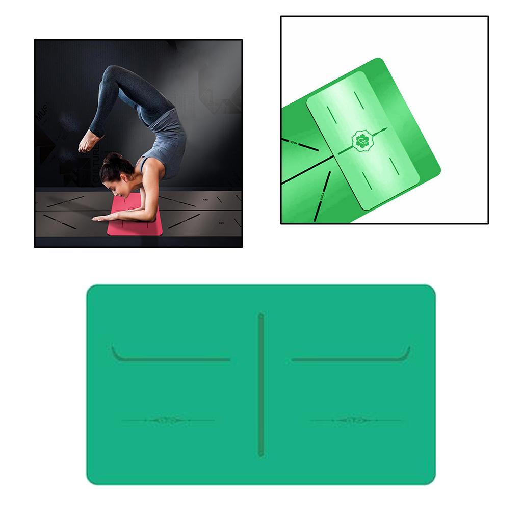Yoga Knee Mat Exercise Gym Mat Non Slip for Pilates Green