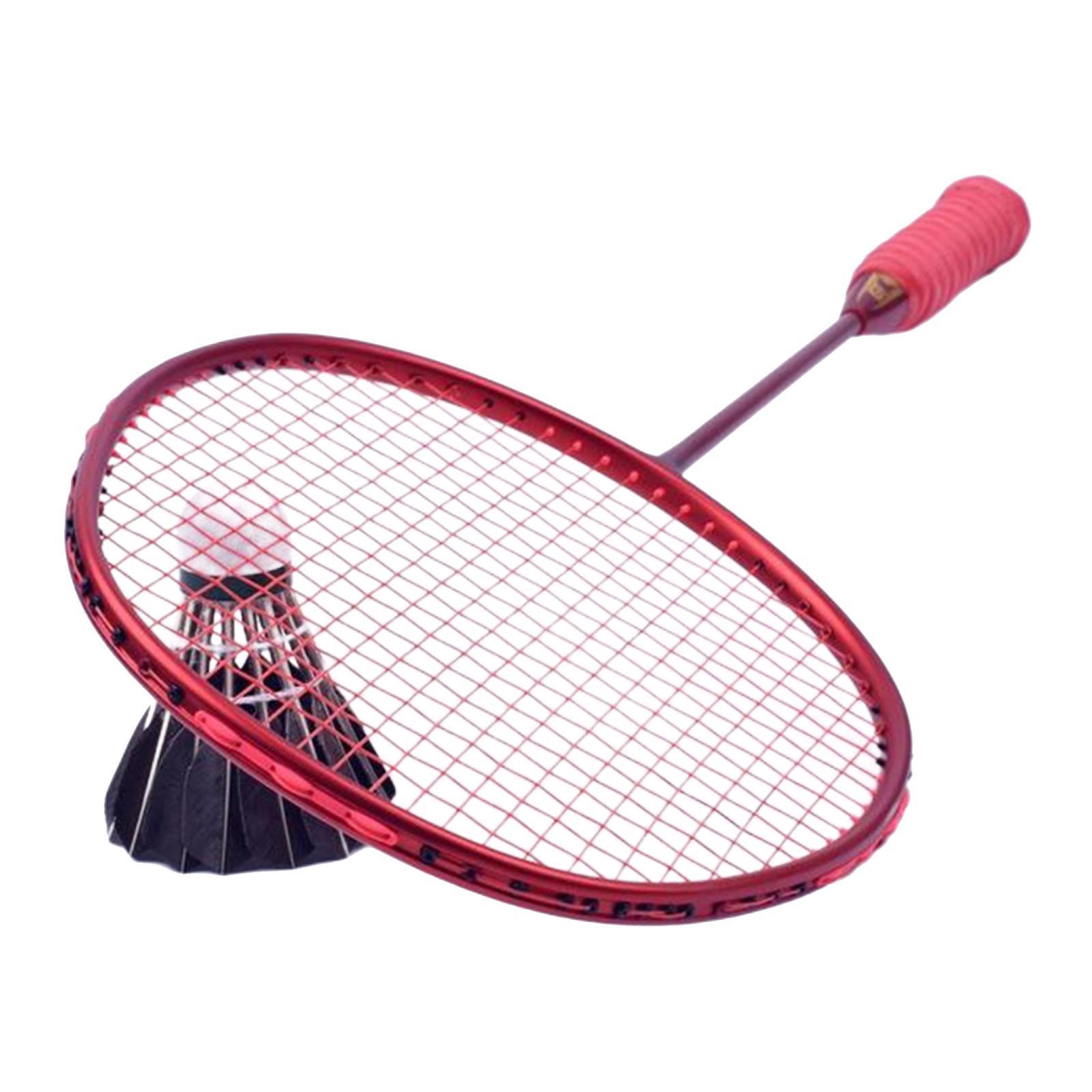 Badminton Racquet Professional Ultralight Carbon Fiber Racket Red