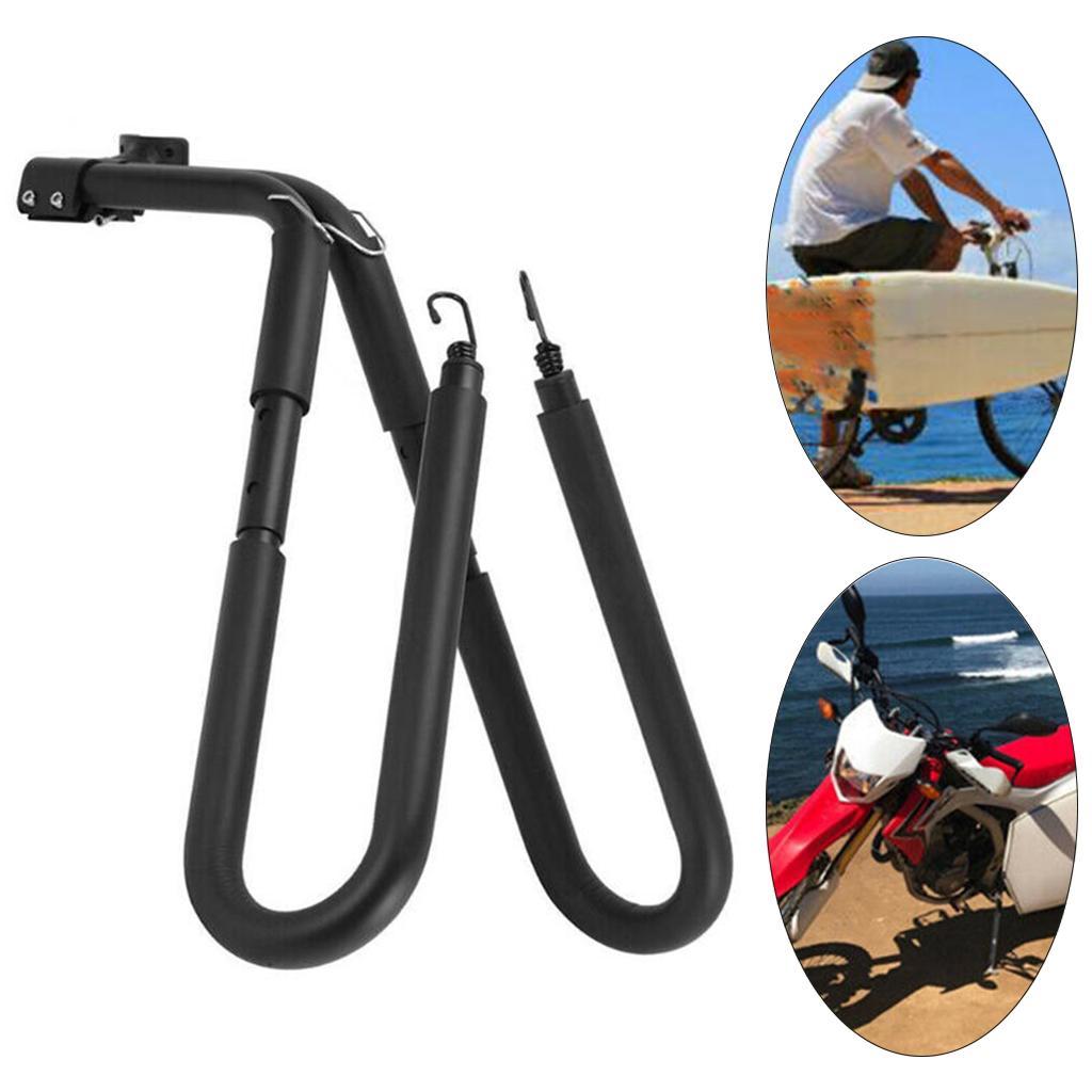 Adjustable Surfboard Rack Bracket Bicycle Surfing Carrier Mount Seat Post