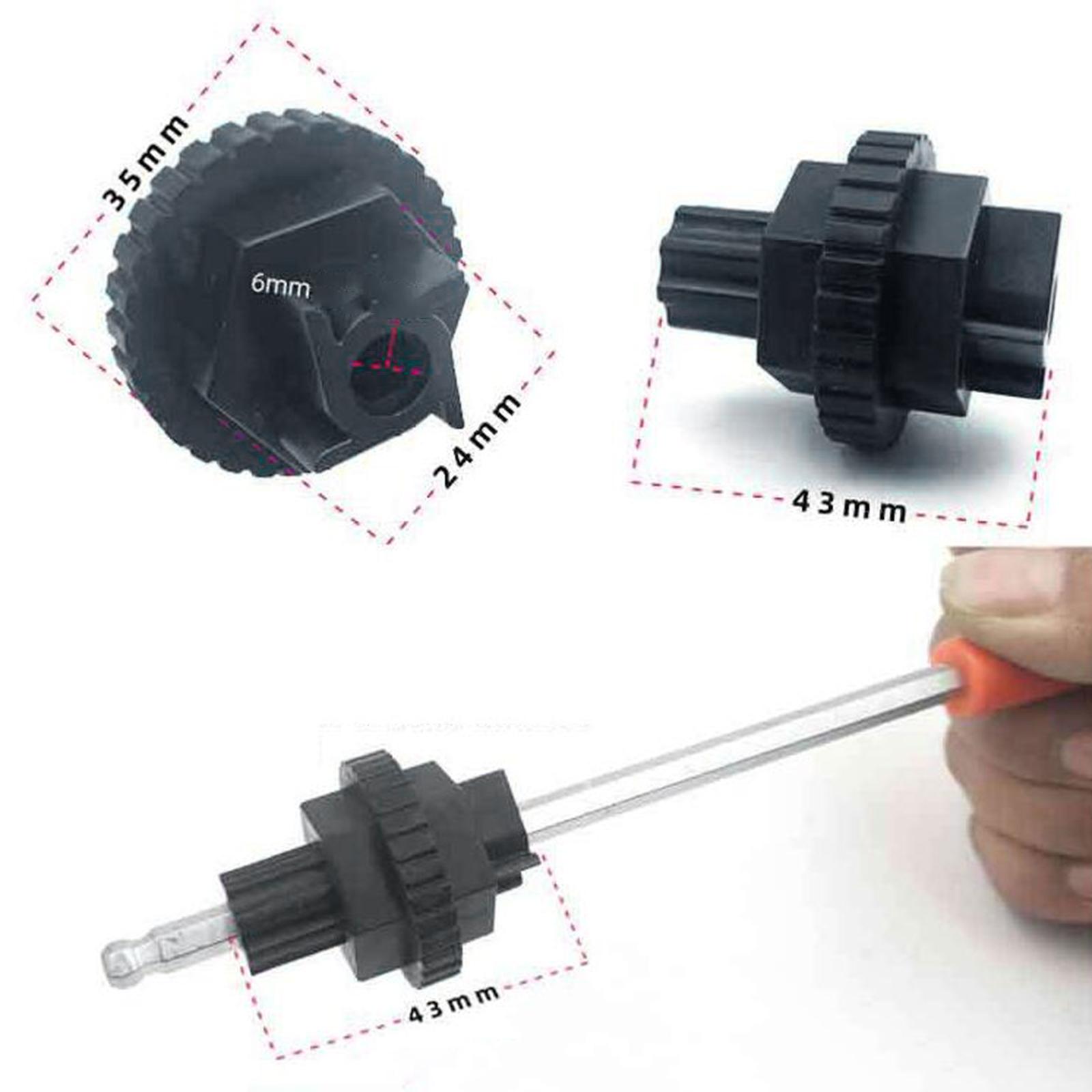 Durable Bike Crank Cap Removal Adjusting Cap Repair Tool Hollow BB Spanner