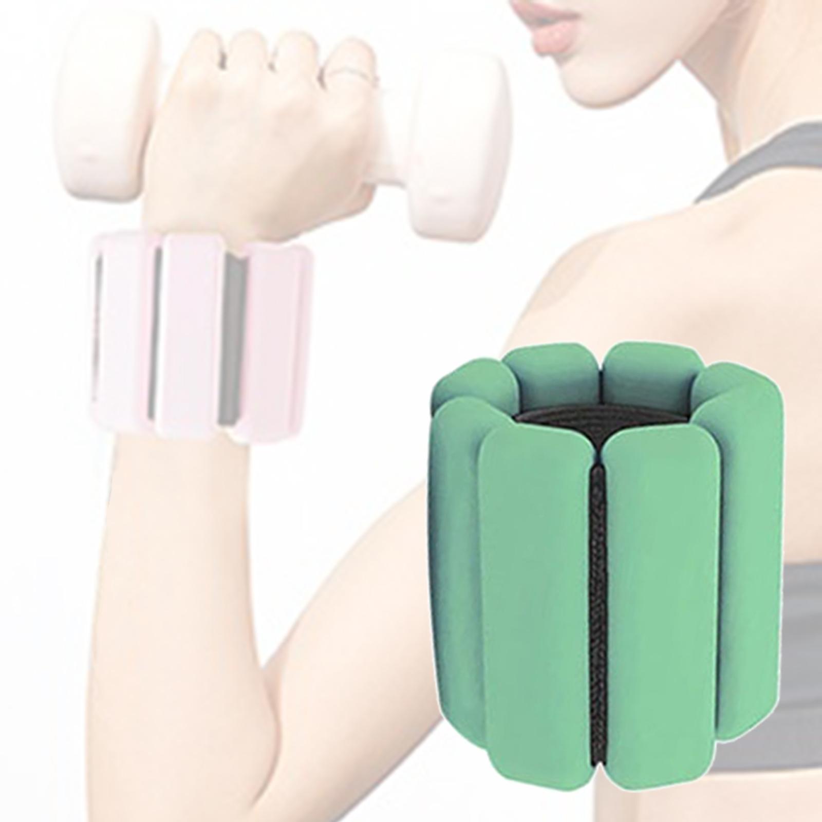 Wrist Weights Bracelet Gym Exercise Yoga Fitness Training Running Green 1pc