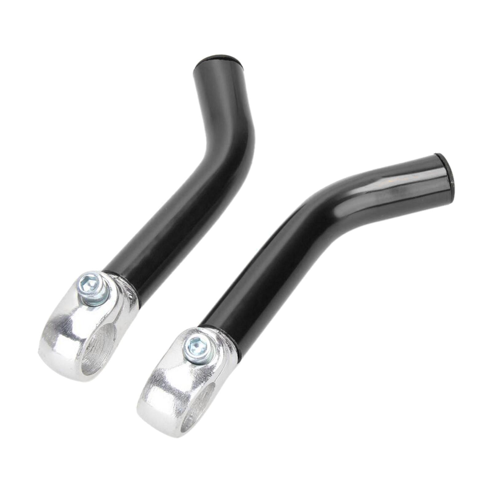 Bike Handle Bar Clip On Black