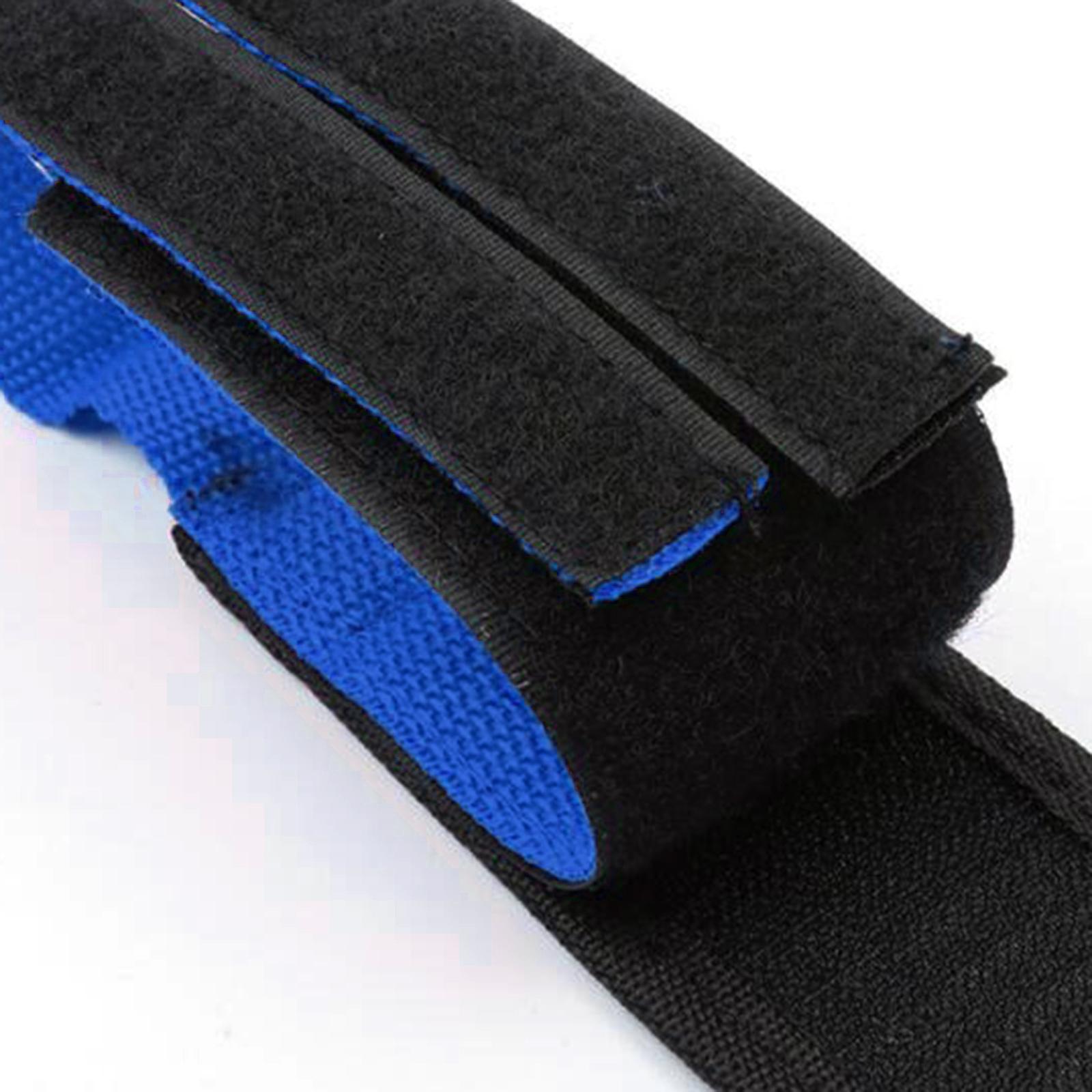 Pedal Strap Adjustable Adhesive Toe Clips for Mountain Bike Adults Blue