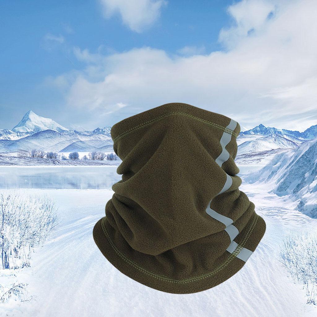 Face Mask Neck Gaiter Breathable Windproof Fishing Scarf  Army Green