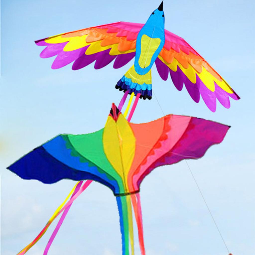 Vivid Phoenix Kite with Flying Tools for Children Outdoor Games Family Trips A