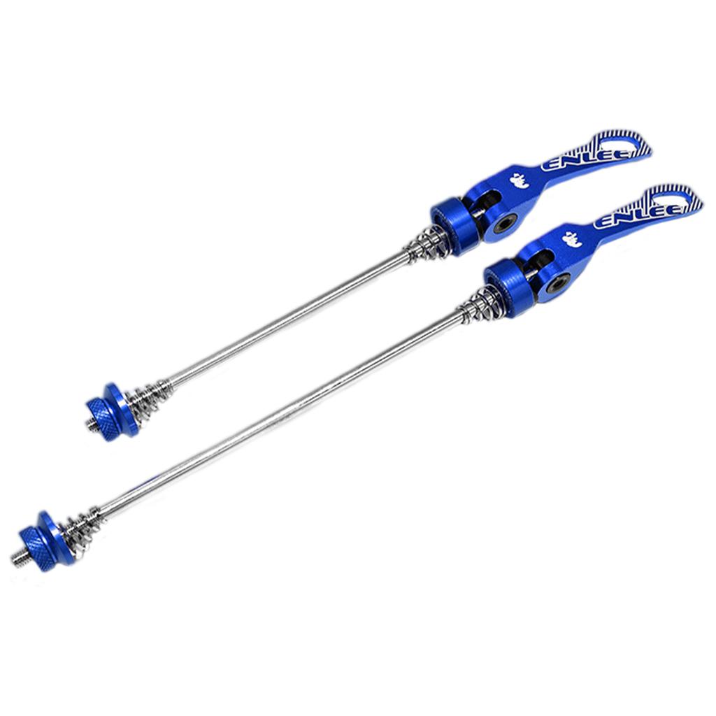 2Pcs Lightweight Bike Quick Release Skewer 100/135mm Bicycle Blue