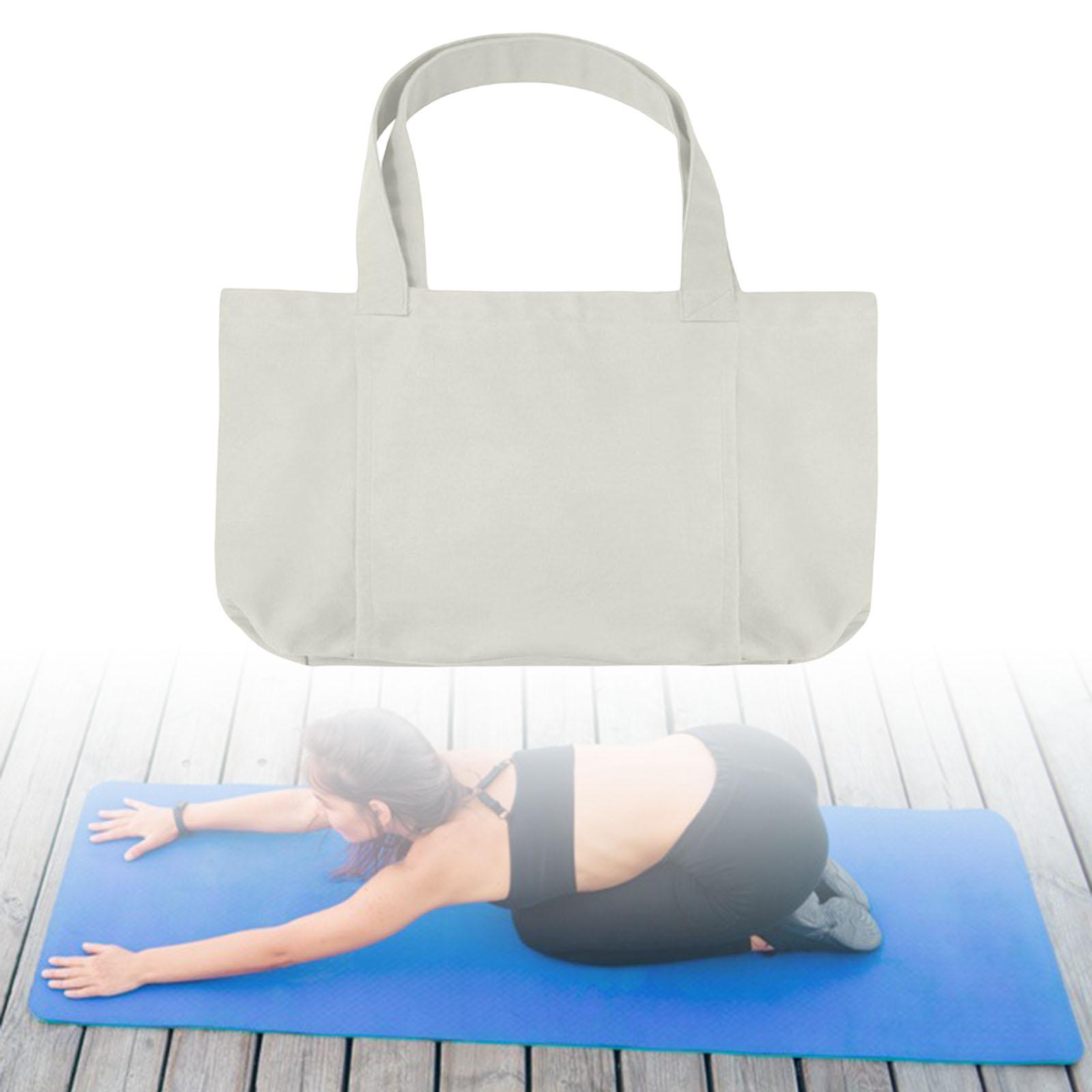 Women Yoga Bag Mat Carriers Portable Shoulder Bag for Beach Gym Workout Khaki