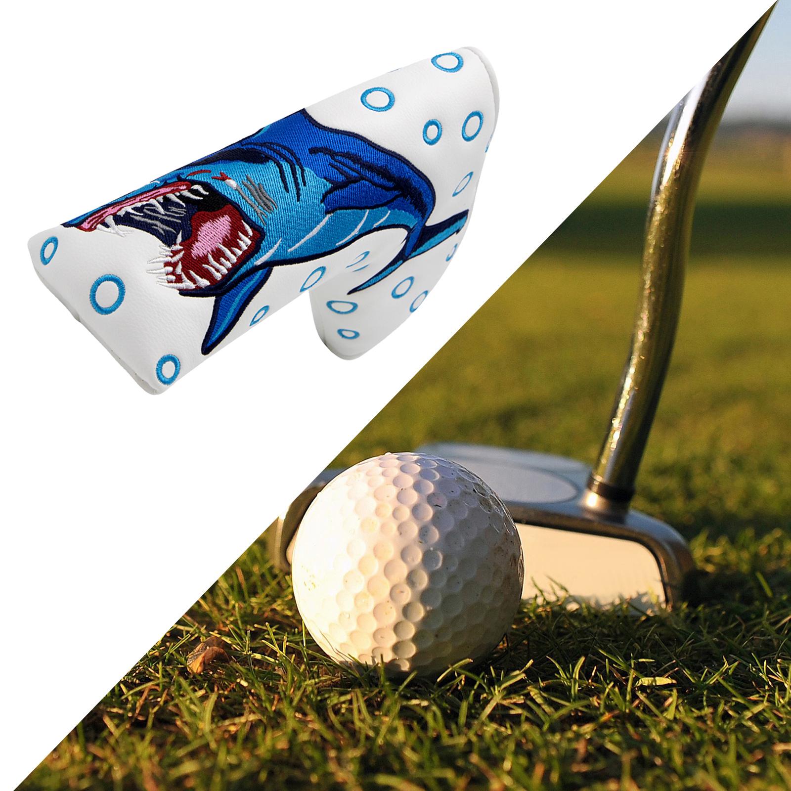 Waterproof Golf Putter Headcover PU Club Blade Head Cover Protective Sleeve