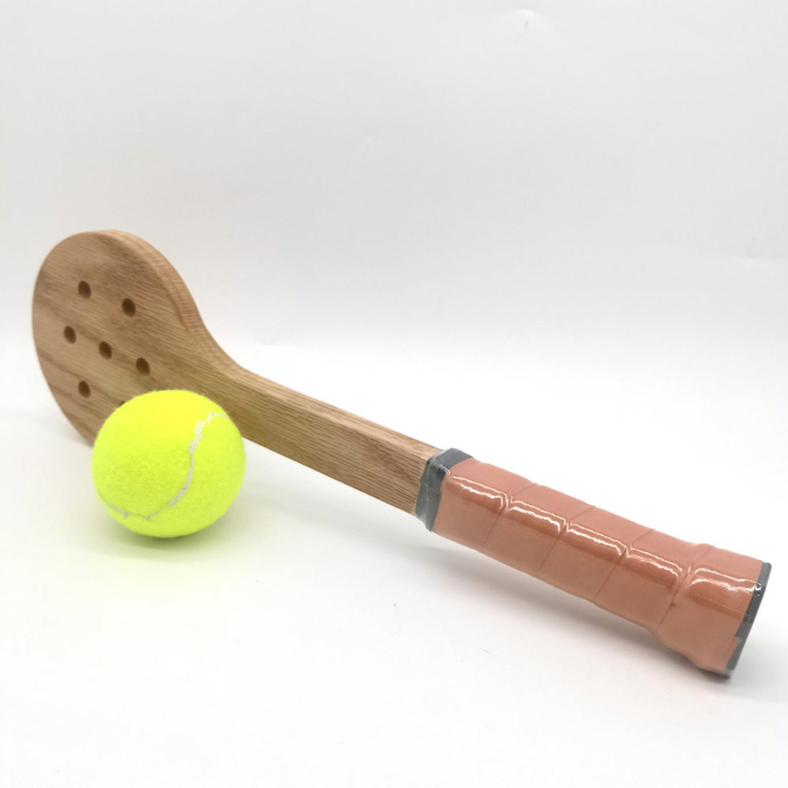 Tennis Spoon Swing Exercise Wooden Professional Racket Tennis Pointer Racket