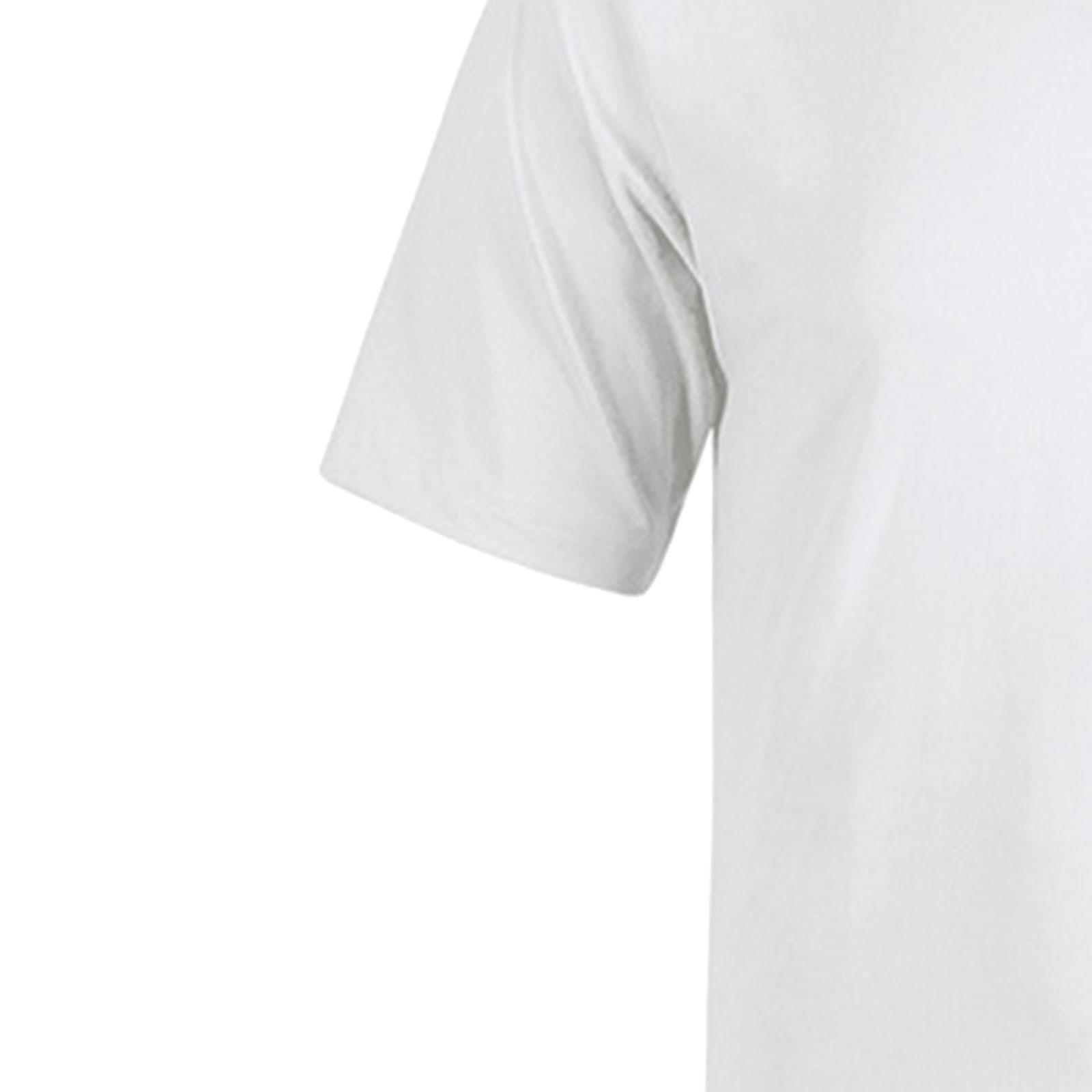 Mens Short Sleeve T Shirt Casual Tee Shirt for Business Hiking Daily Leisure S White