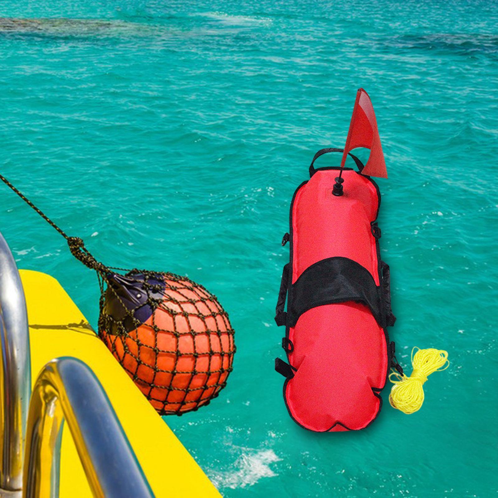 Diving Float Buoy Lightweight Inflatable Buoy for Swim Freediving Snorkeling