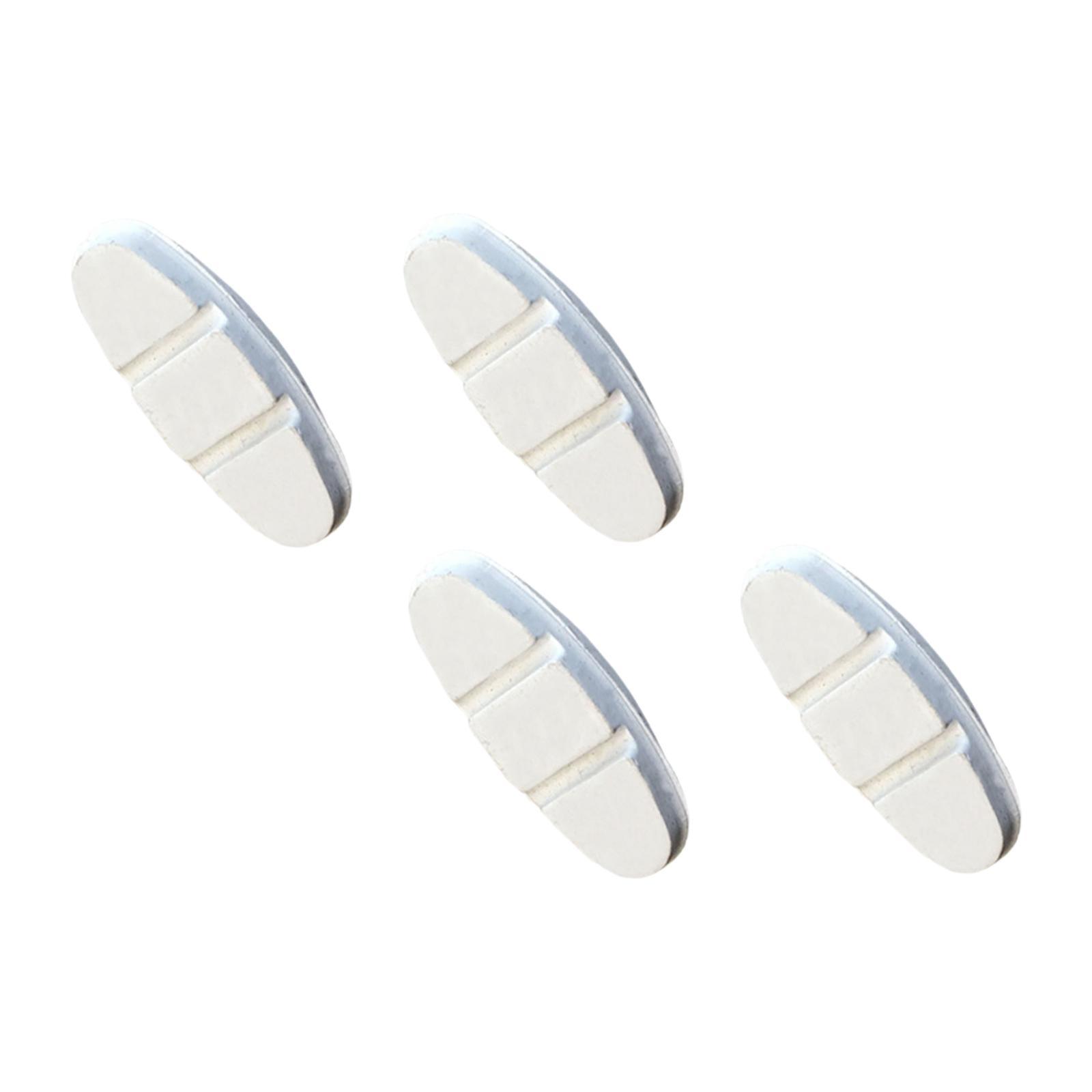 Bike Brake Pads 4x White
