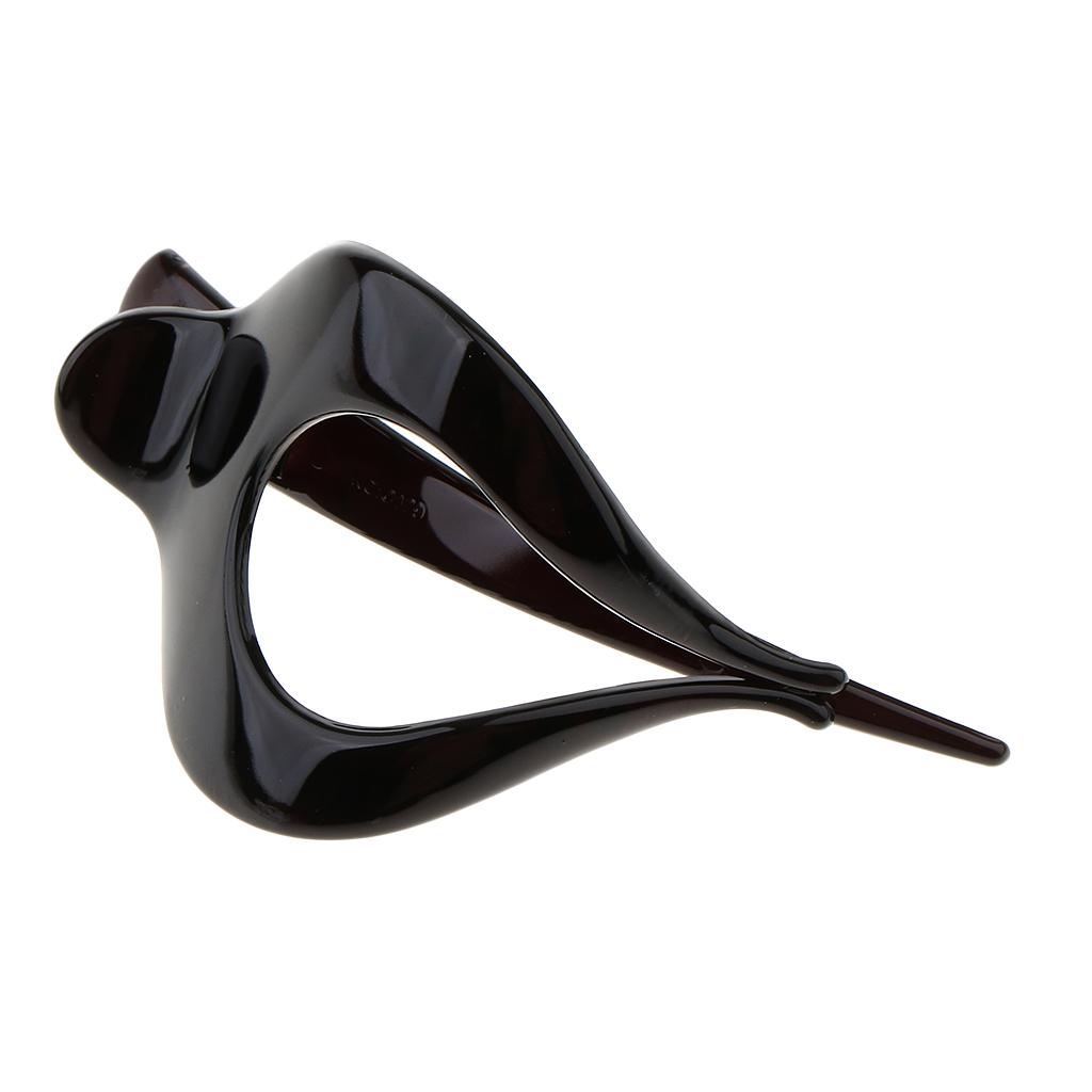 2x Large Heart Shaped Acrylic Hair Claw Banana Clip Clamp Jaw