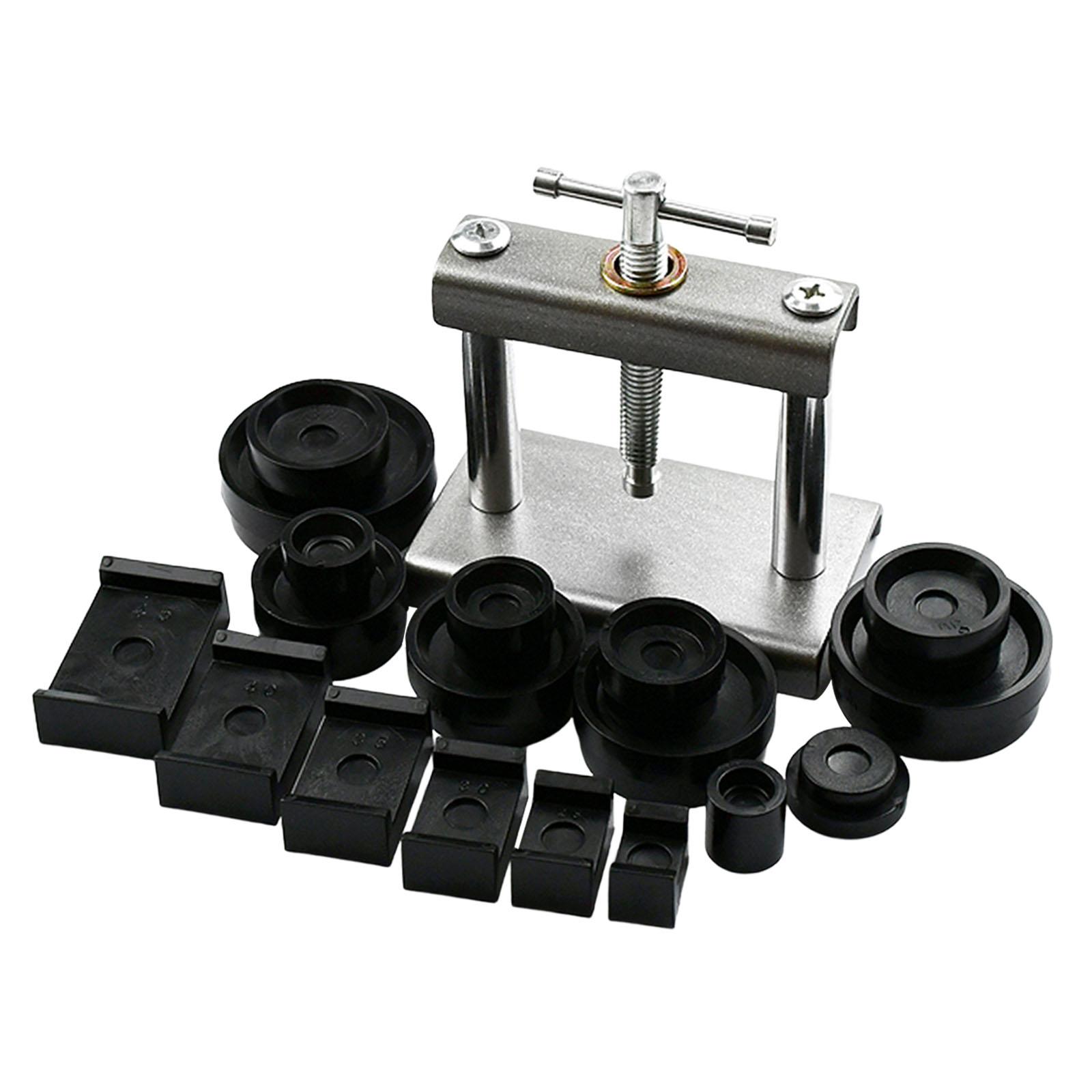 Desktop Watch Case Press 13Pcs Fitting Dies Watch Adjustment Tool Kit