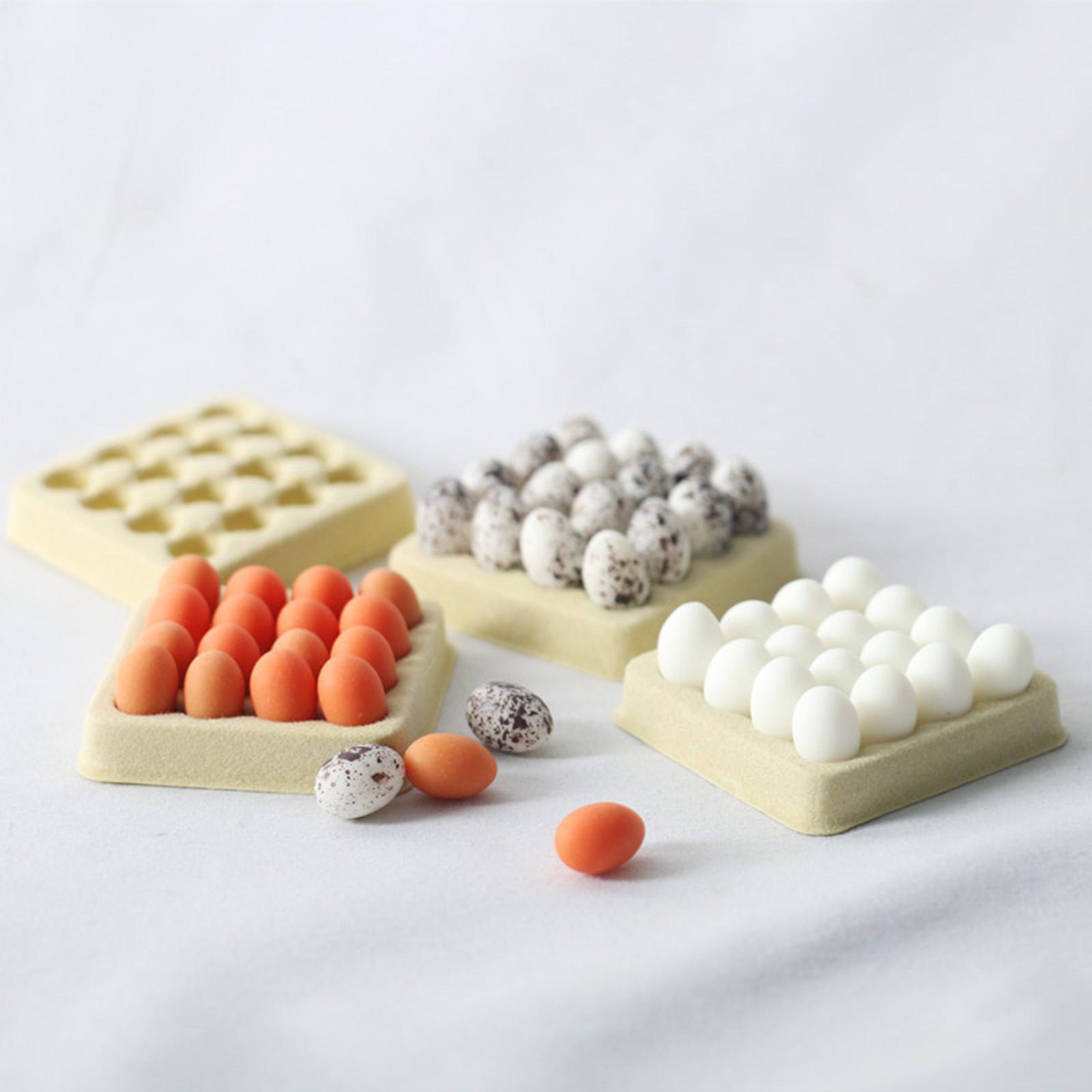  1/6 Dollhouse Miniature Eggs Accessories for Dining Room 