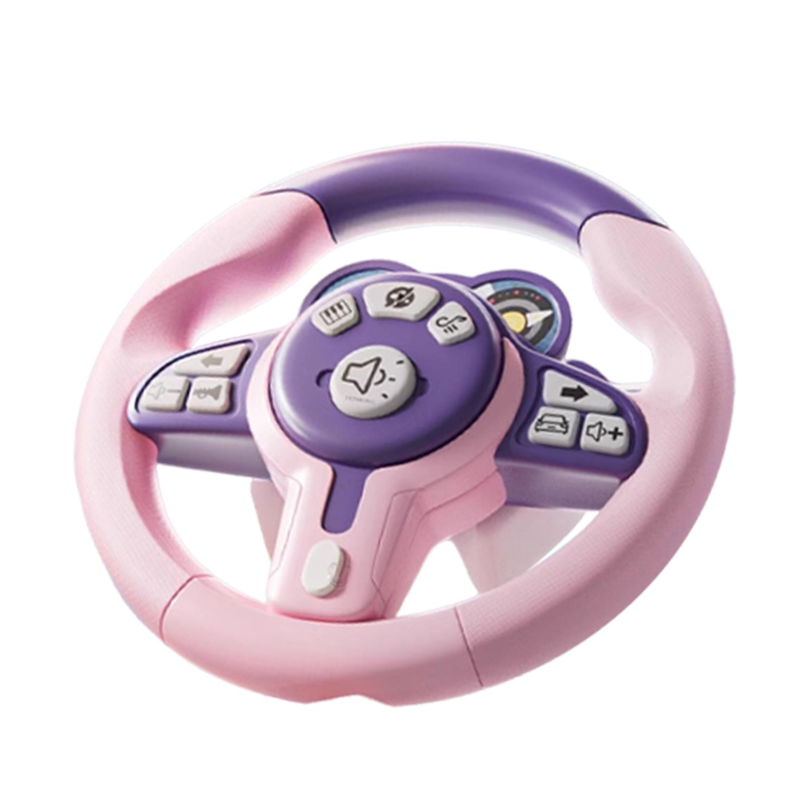 Pretend Play Steering Wheel Pink