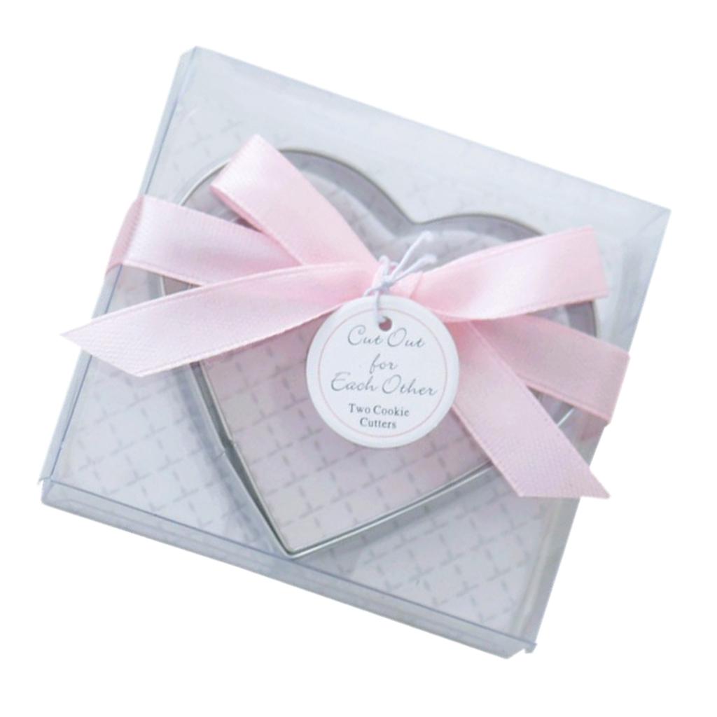 2pcs Heart Cookie Cutters DIY Tools Cake Mould Sugar Candy Baking Molds