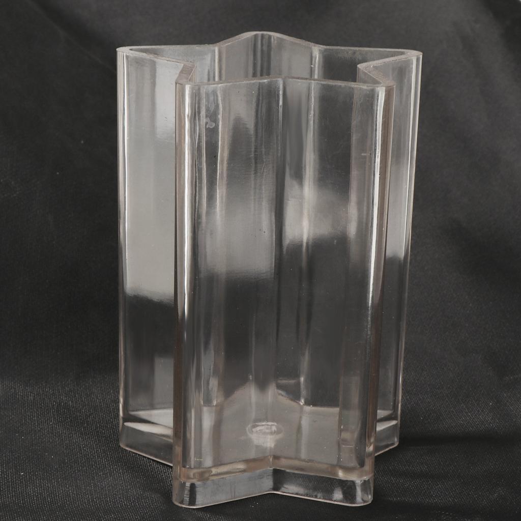 Star Shaped Plastic Clear Candle Mold Mould DIY Candle Making Craft 75x103mm