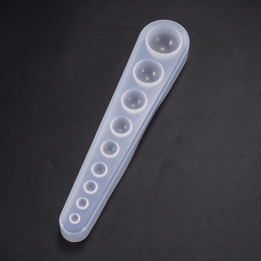 3xSemicircle Silicone Mold for DIY Epoxy Resin Casting Moulds