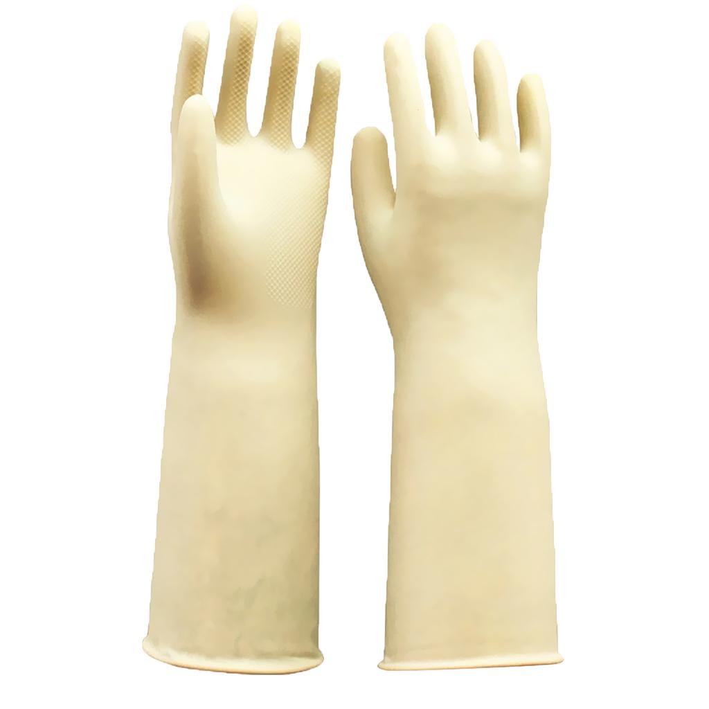 Gants de Travail en Latex Caoutchouc Long Matériel Équipement de