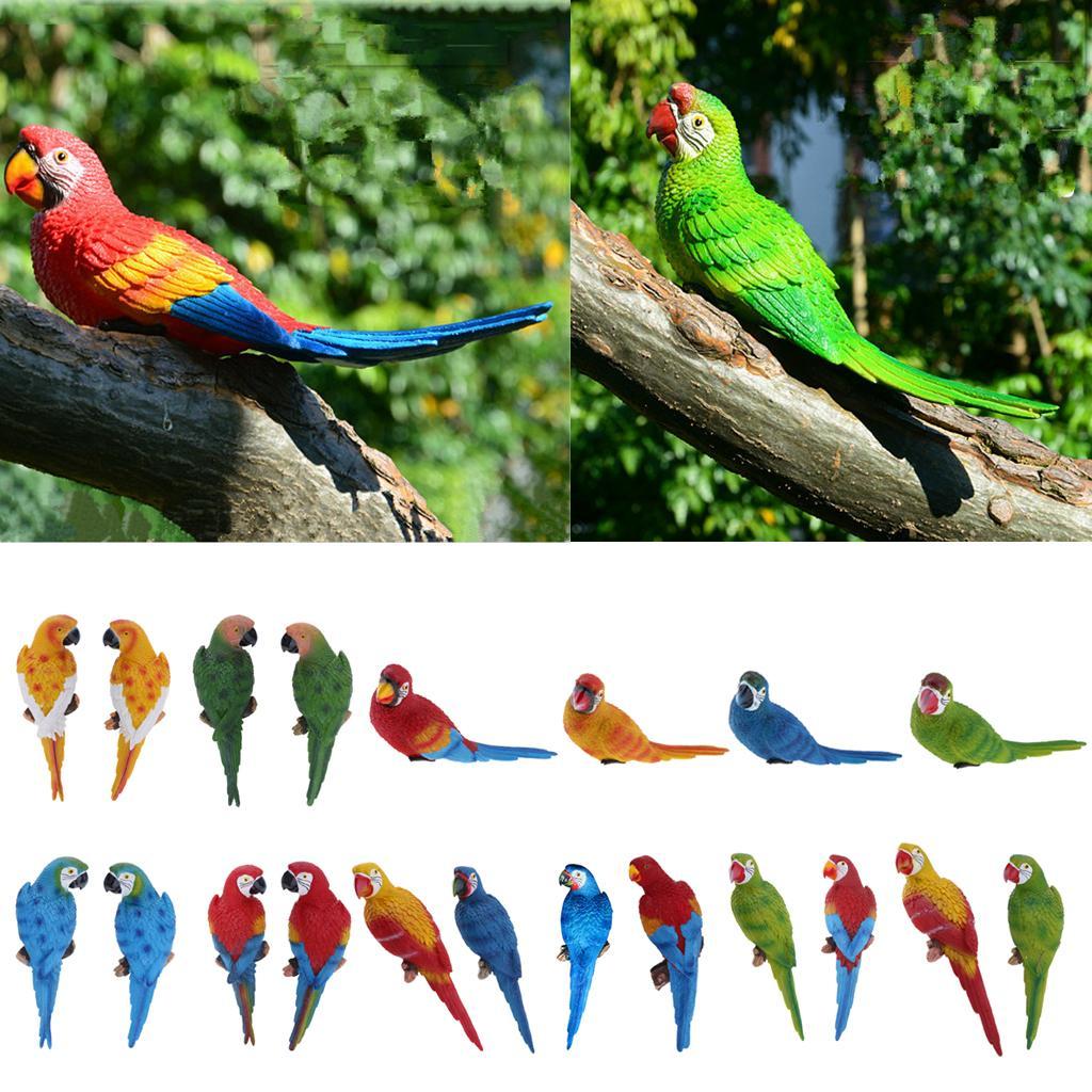 resin parrot figurines