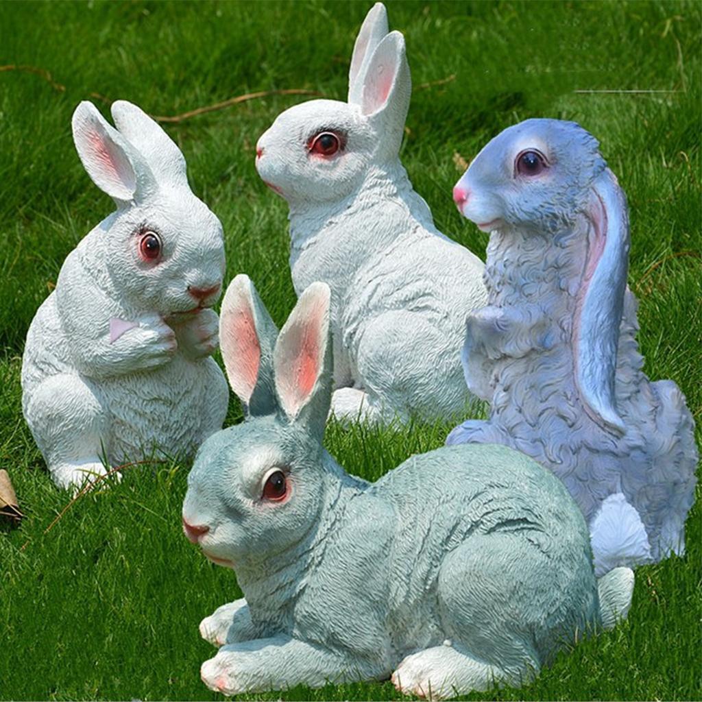 large resin easter bunny