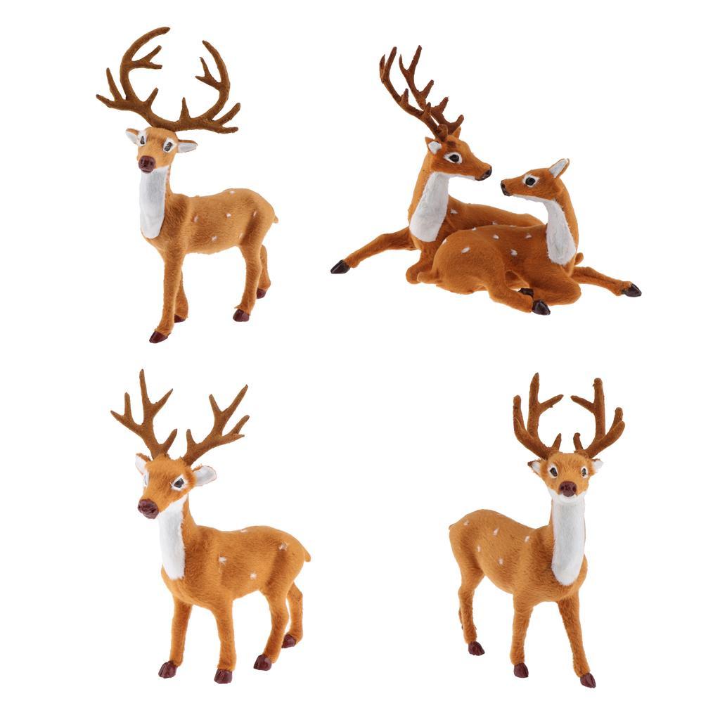 Download Christmas Decoration Plush Reindeer Elk Deer Pendant Xmas ...