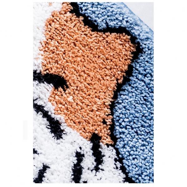 Doormat Outdoor Entrance Mat Bathroom Inside Mats  Blue