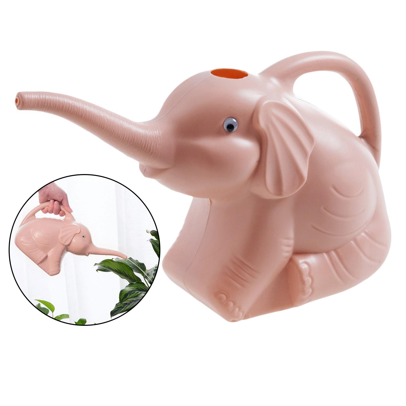 2L Elephant Watering Can Creative Indoor Plants Flower Watering Can  Pink