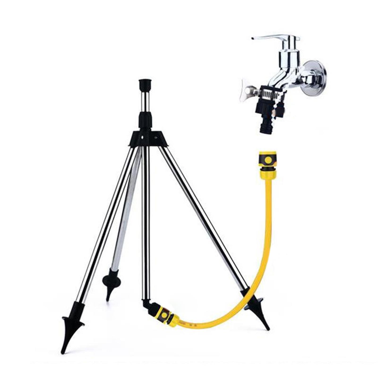 Garden Lawn Sprinkler Tripod Rack Grass Watering Sprinkler Tripod for Garden