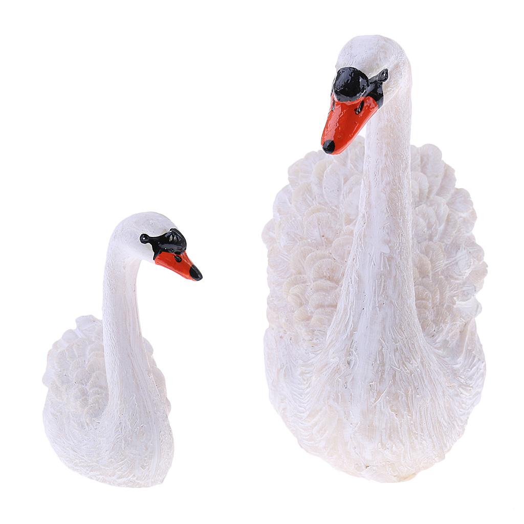 Mini Swan Sculpture Statues