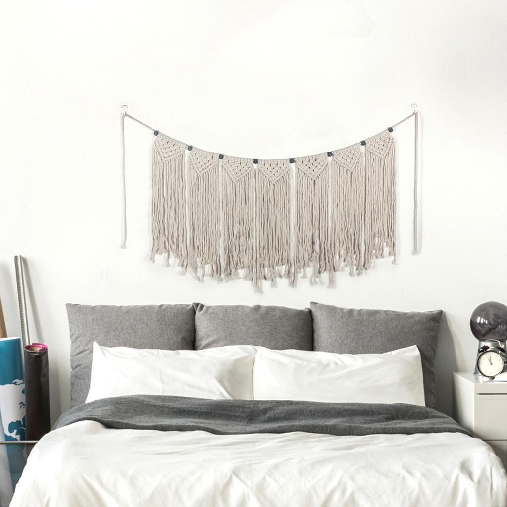 European Woven Tapestry White Art Craft Wall Hanging Furniture Supplies