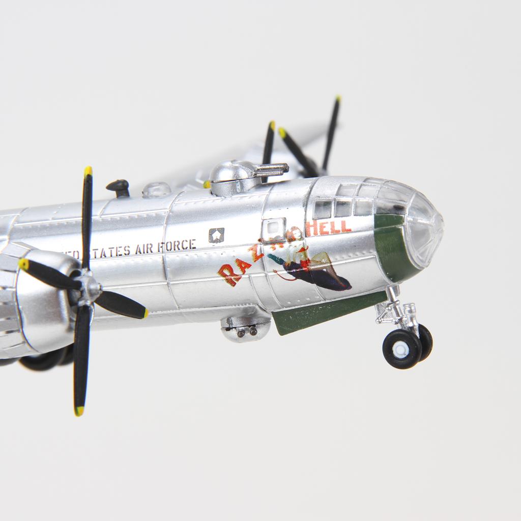 1:144 Scale Alloy B-29 Bomber World War II Plane Aircraft Diecast Model Toys