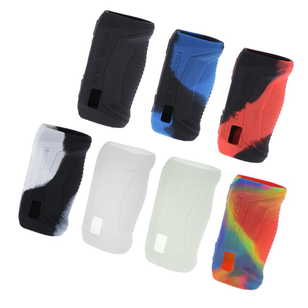 Silicone Case Skin Rubber Cover for GeekVape AEGIS Solo Kit  Black