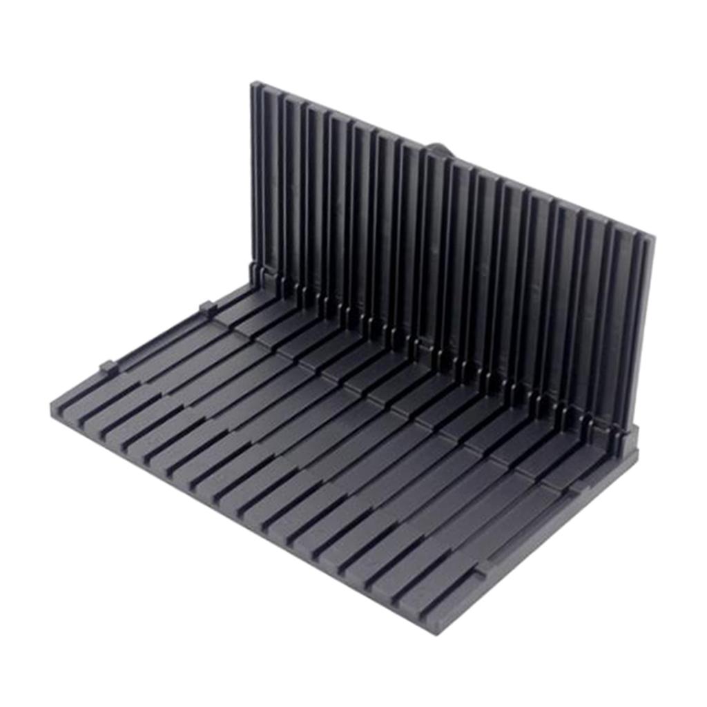 1pc Plastic Pieces Shelves Placement Rack for Gundam Making Black 29x19cm