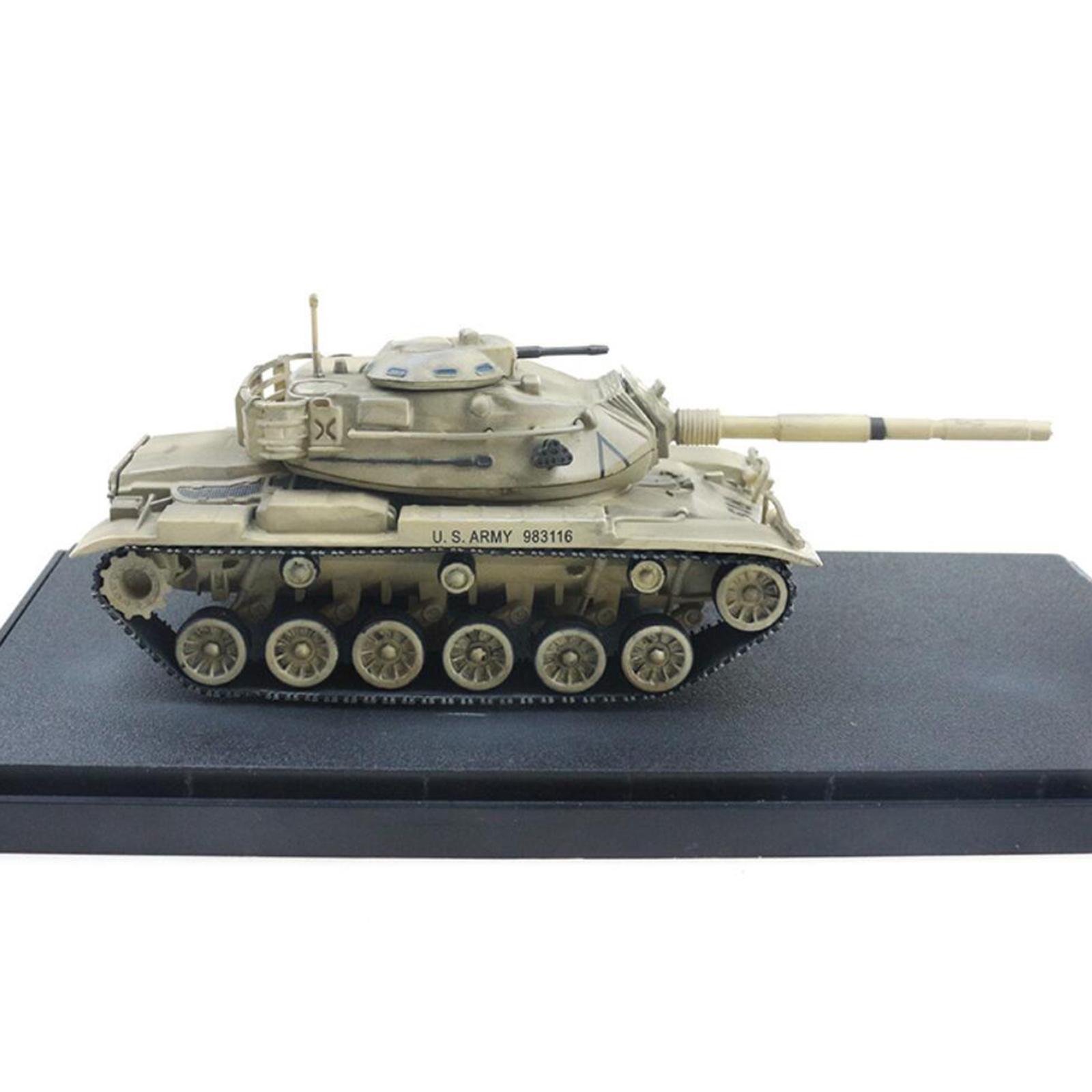 1/72 Scale American M60A3 Tank Model Alloy Diecast Tank Model for Adults