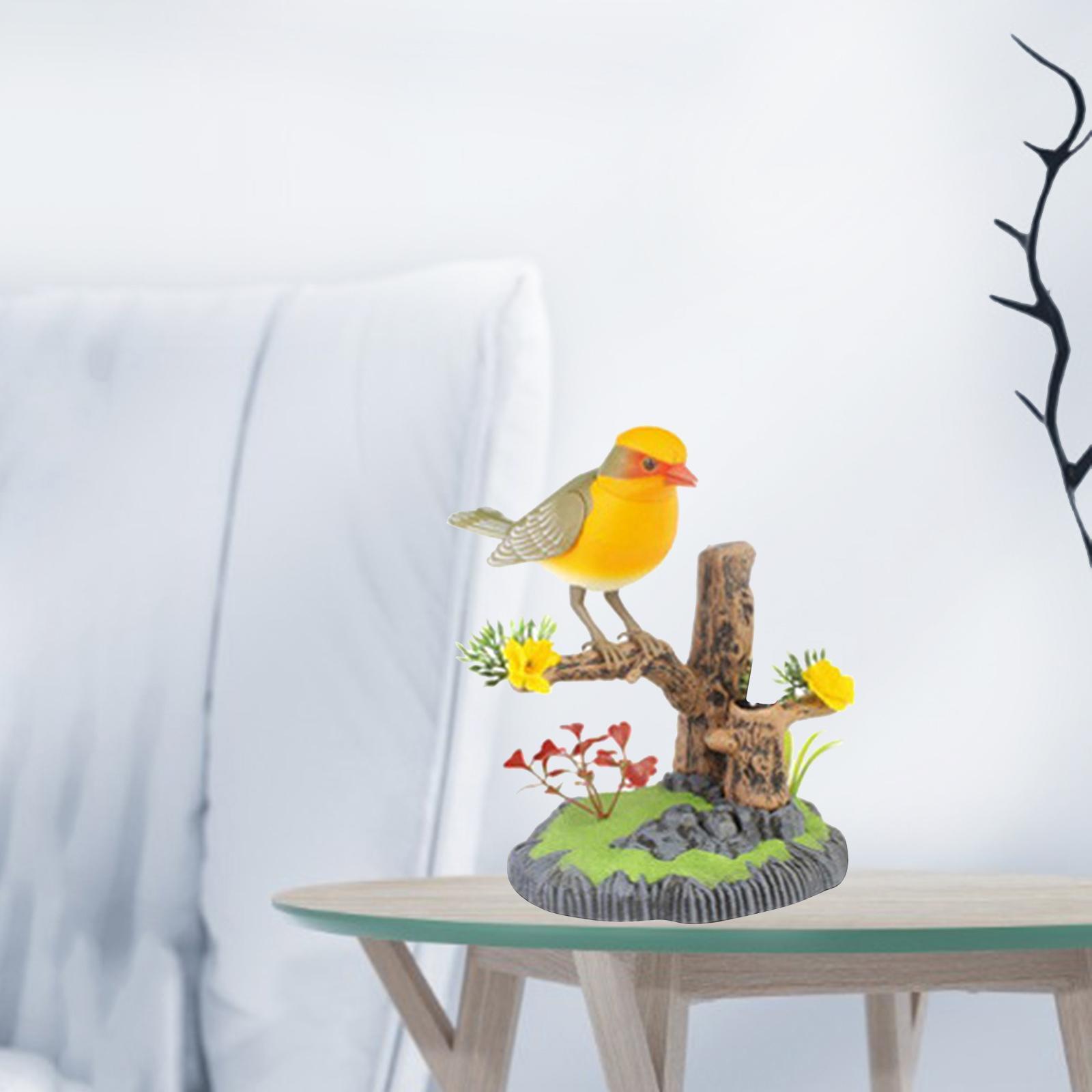 Sound Control Bird Simulation Bird Pen Holder Design Toy Gifts Present 506AY