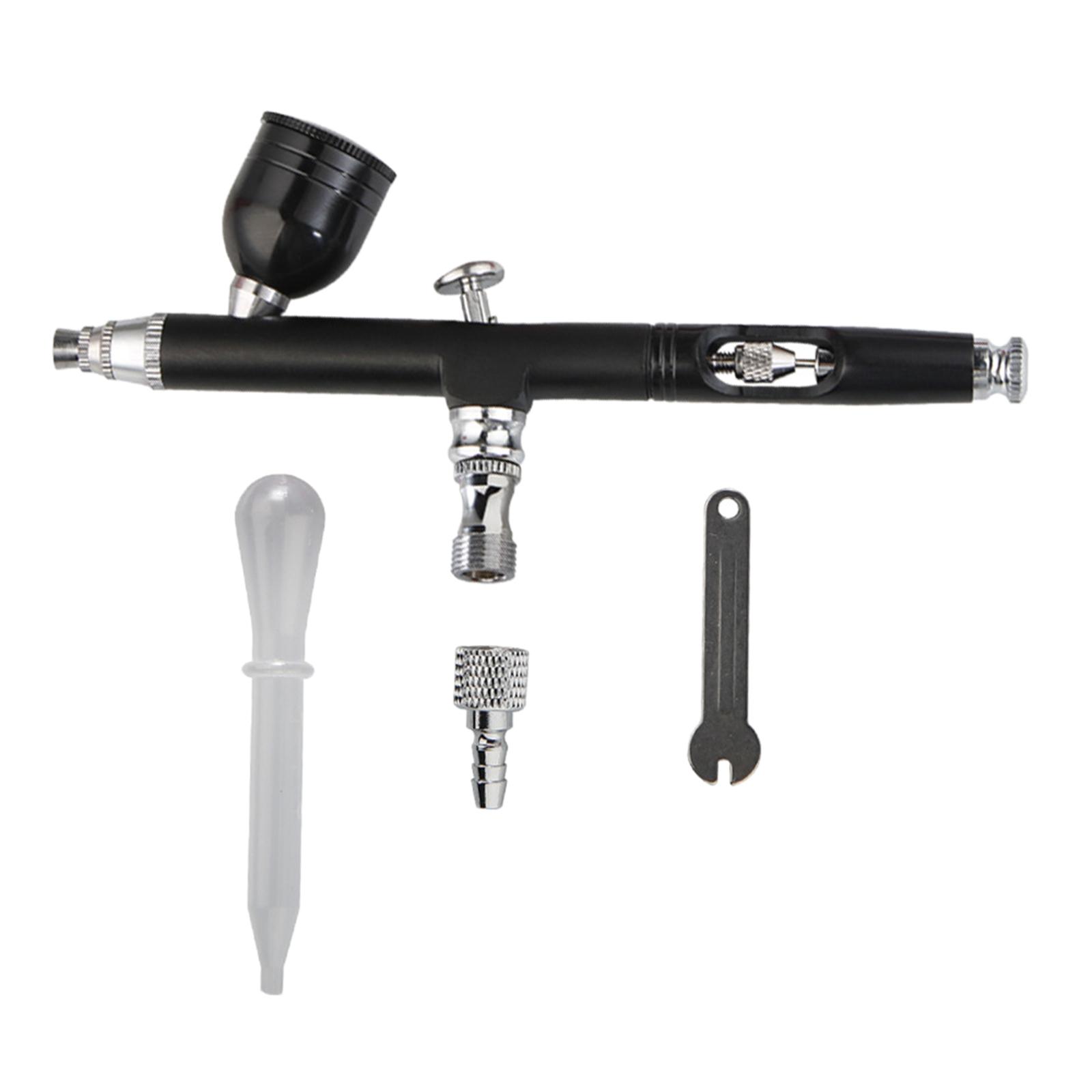 Portable Cordless Air Brush Set for Artistic Drawing Painting Beauty Devices Black