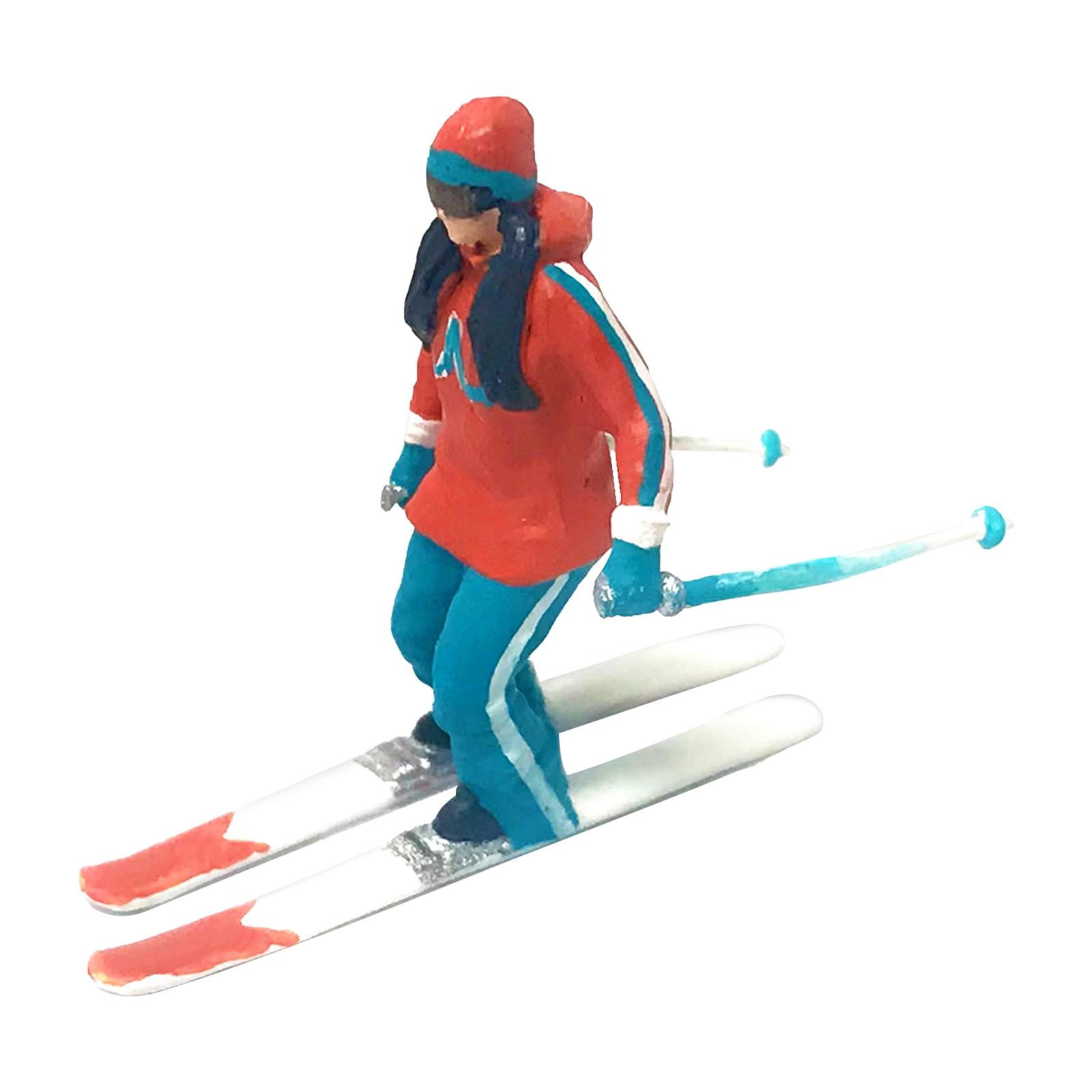 Miniature Skiing Figures