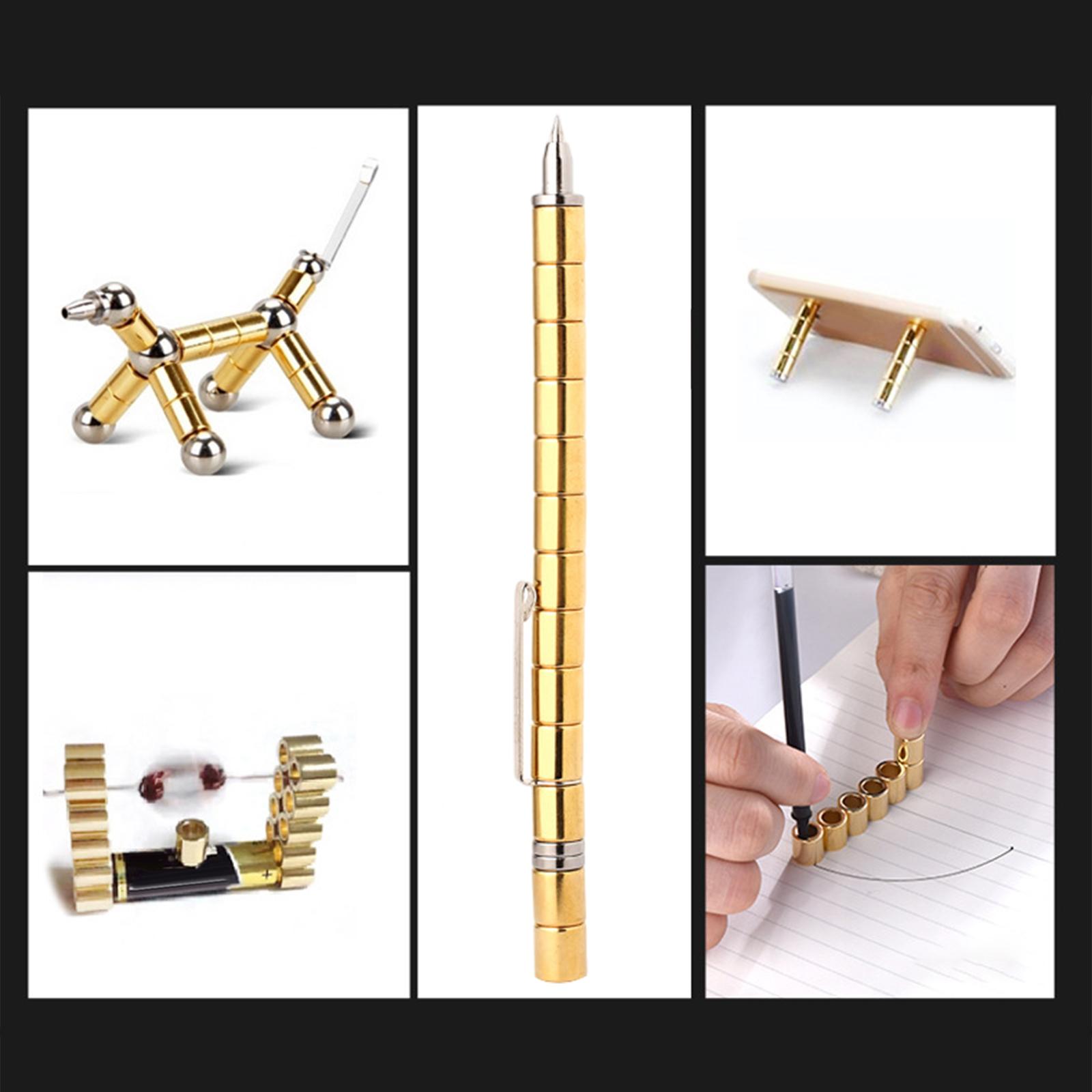 Creative Polar Pen Drawing Disassembly Pen for Kids Friends  Golden