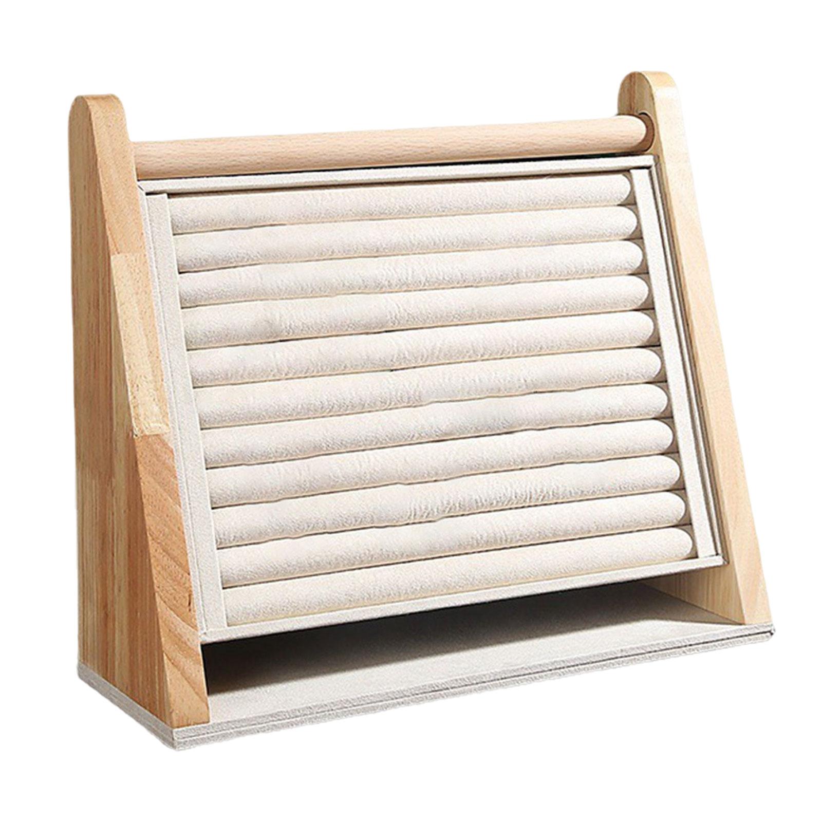 Wooden Rings Display Stand