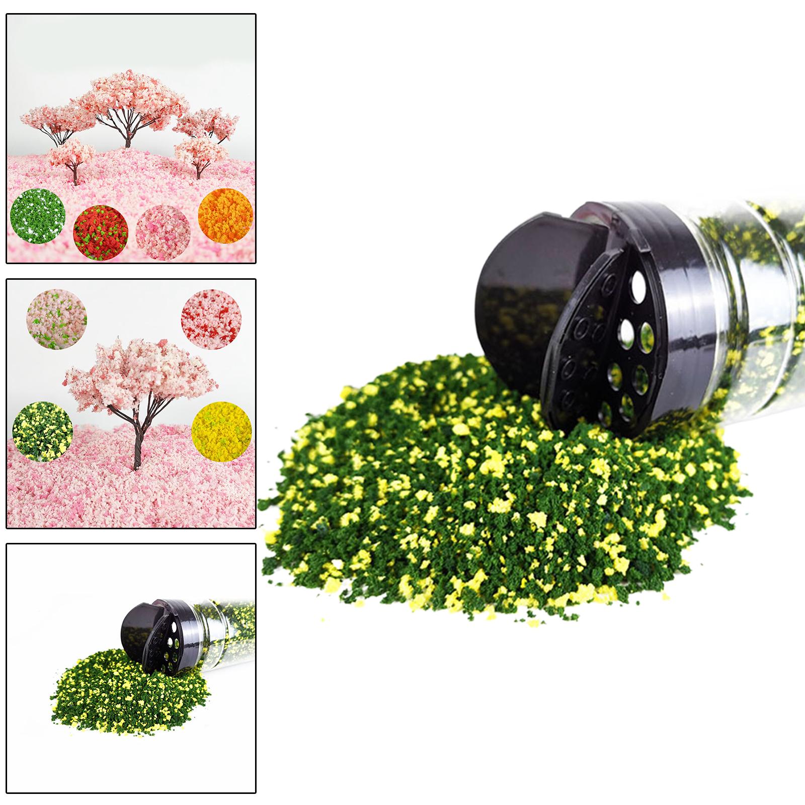 Miniature Tree Powder Model Railway Materials Diorama Scenery Yellow Green