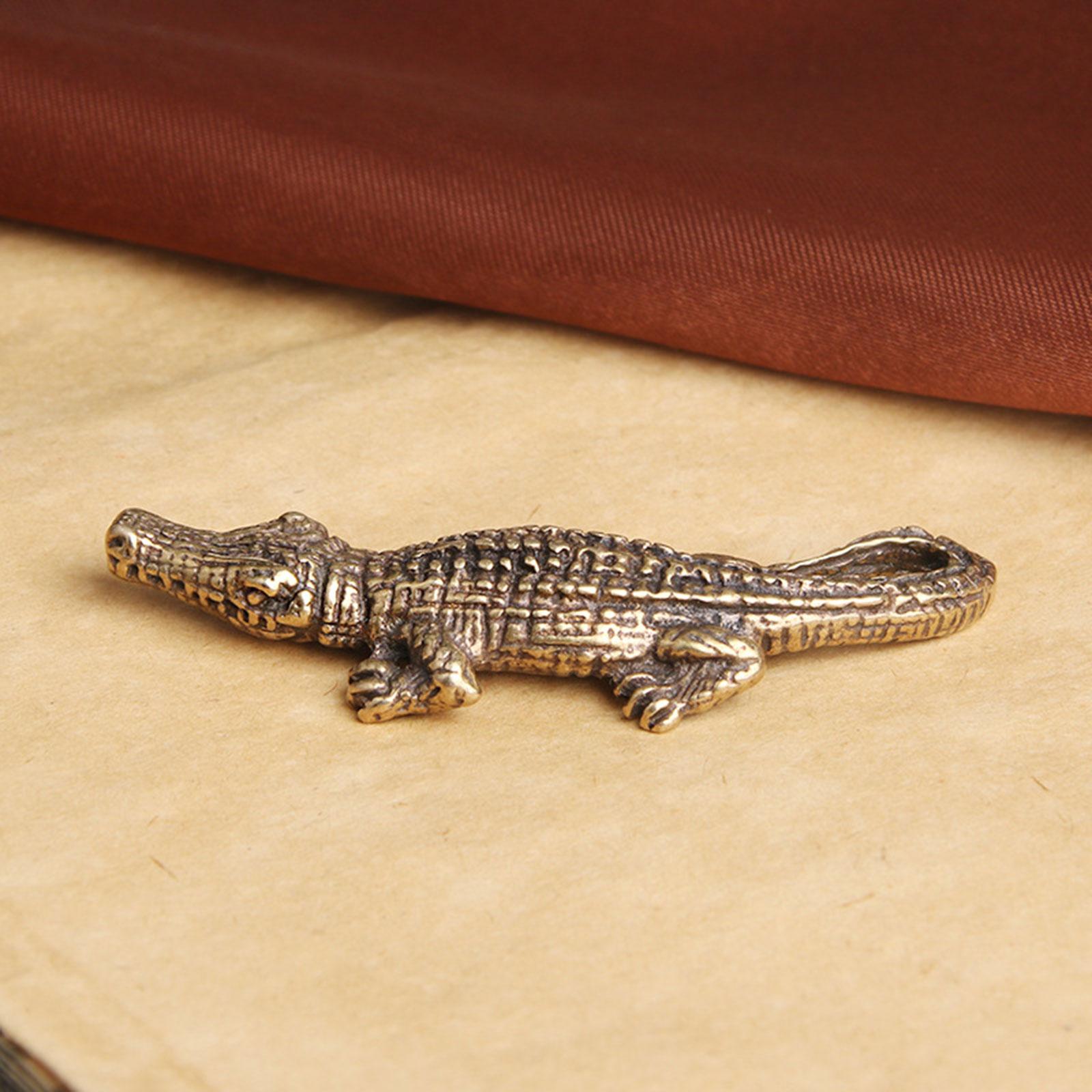 Brass Animal Statue Metal Decoration Collectible Desktop Miniature Figurines