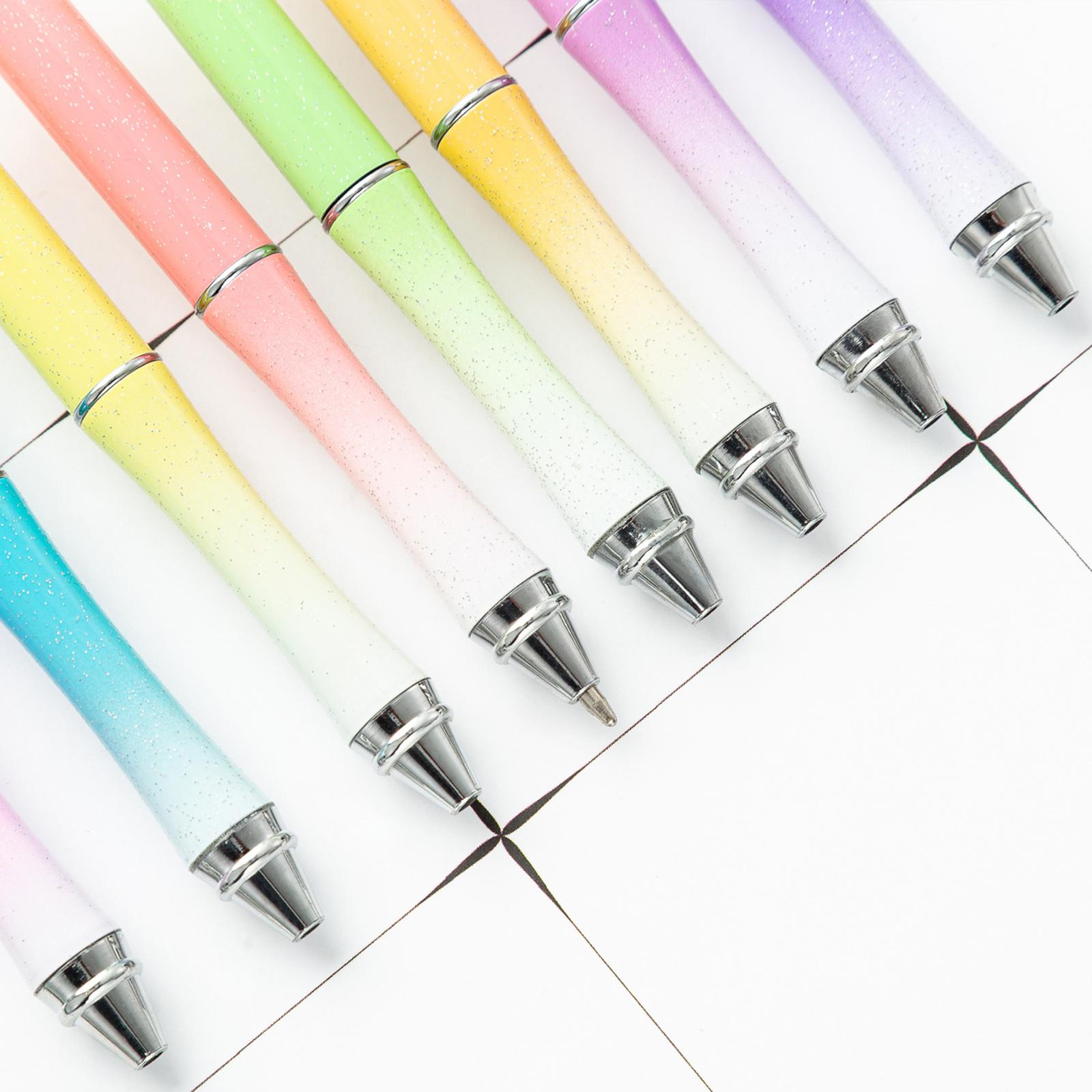 Beadable Pens creative Writing Pen for Stationery Writing Green gradient