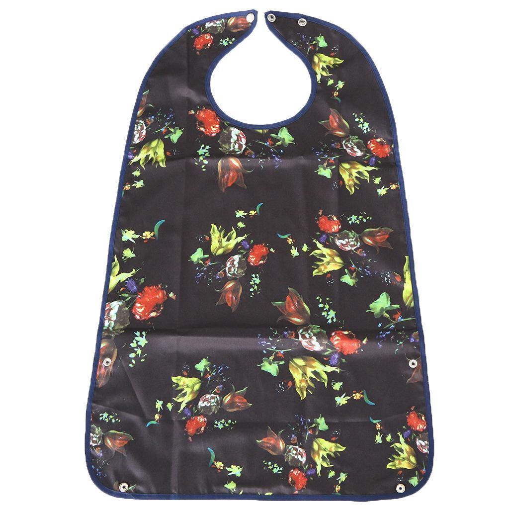 Waterproof Bib Adult Mealtime Clothing Protector Disability Aid Apron ...