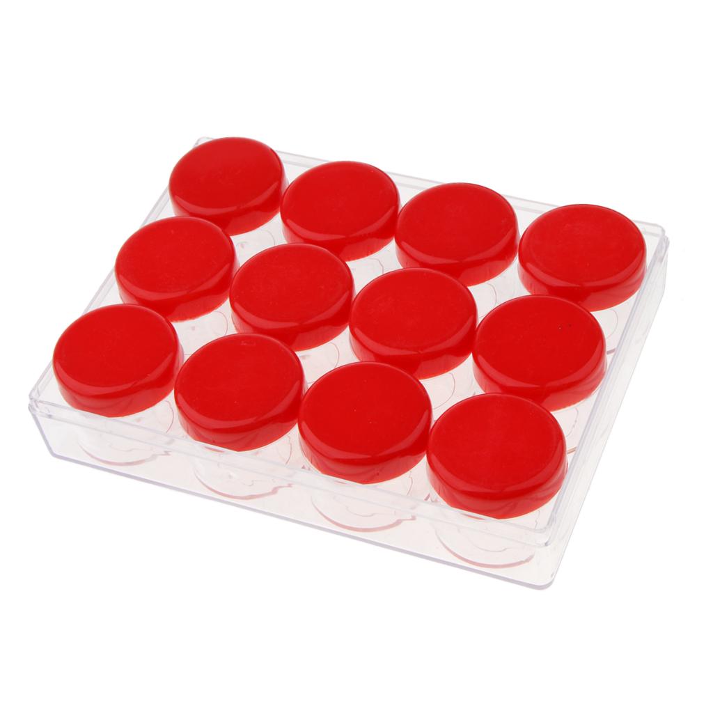 15g 12 Slots Storage Box Case Organizer Carfts Jewelry Container Red