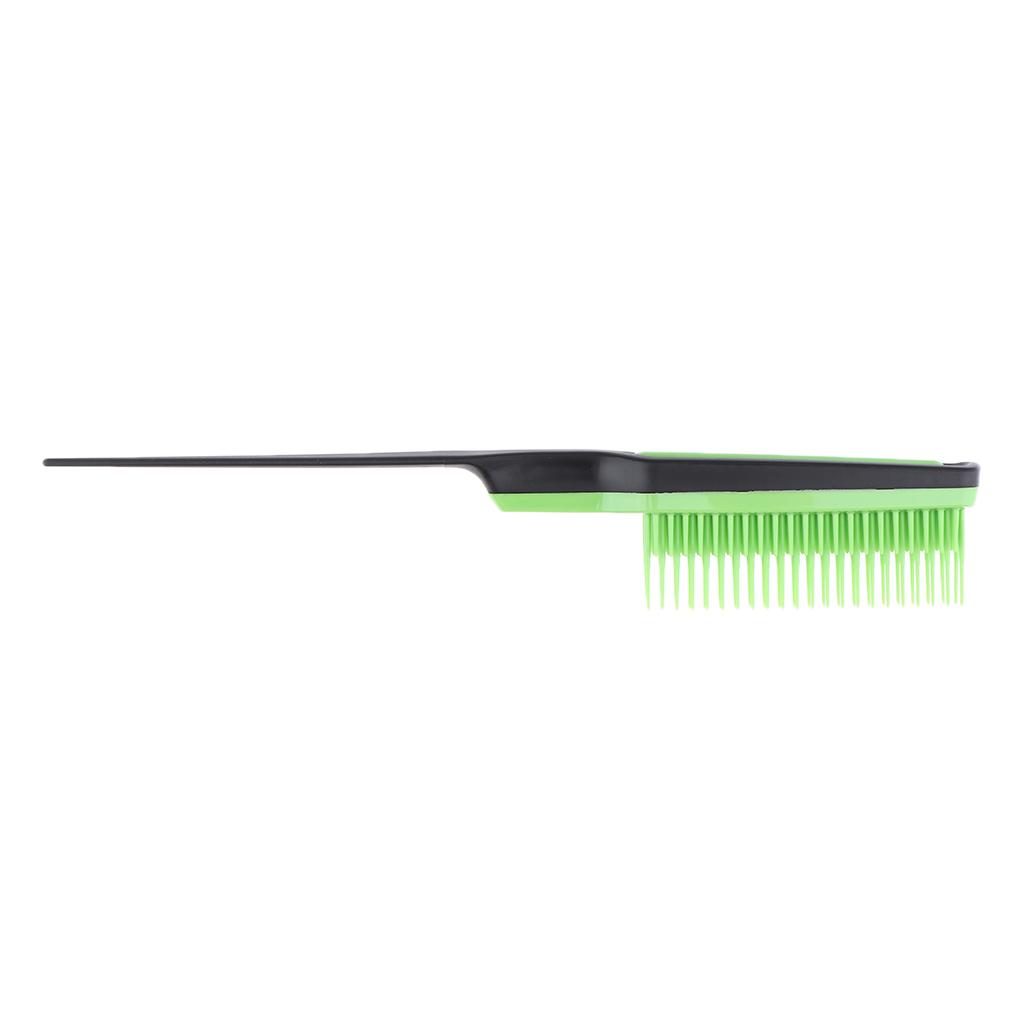 Natural Hair Brush Fluffy Comb Hairdressing Barber Wigs Hairbrush Green